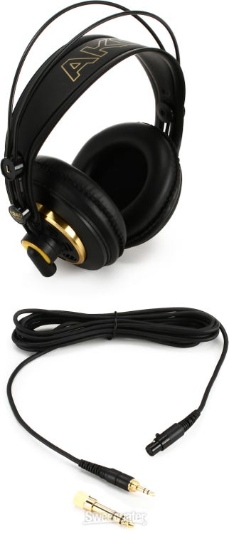 AKG K240 Studio Semi-Open Over-Ear Professional Studio Headphones with Knox  Gear Headphone Amplifier : : Electrónicos