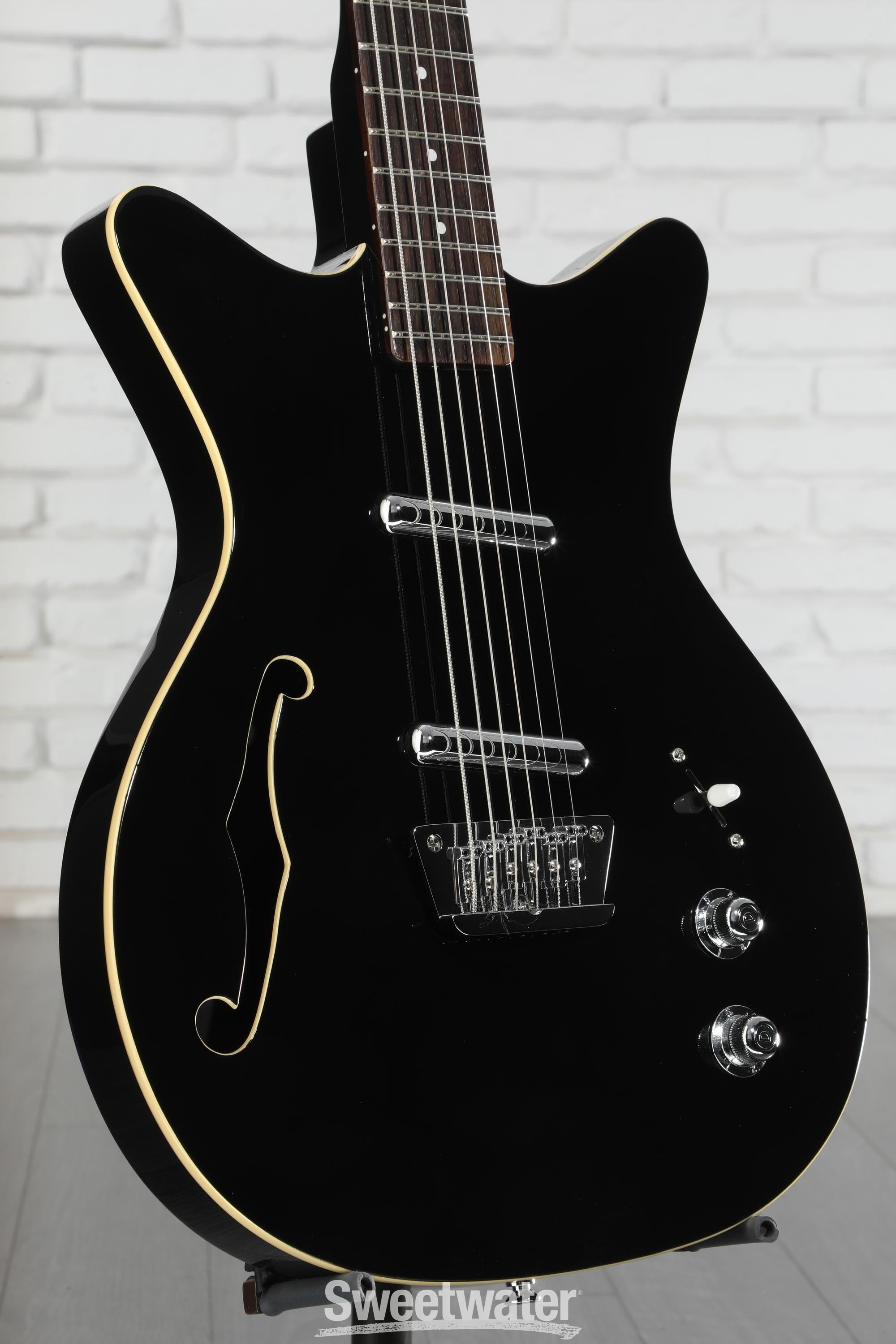 DANELECTRO エレキギター ブラック/ホワイト D59 ビザールギター DANELECTRO エレキギター ブラック/ホワイト D59 ビザールギター