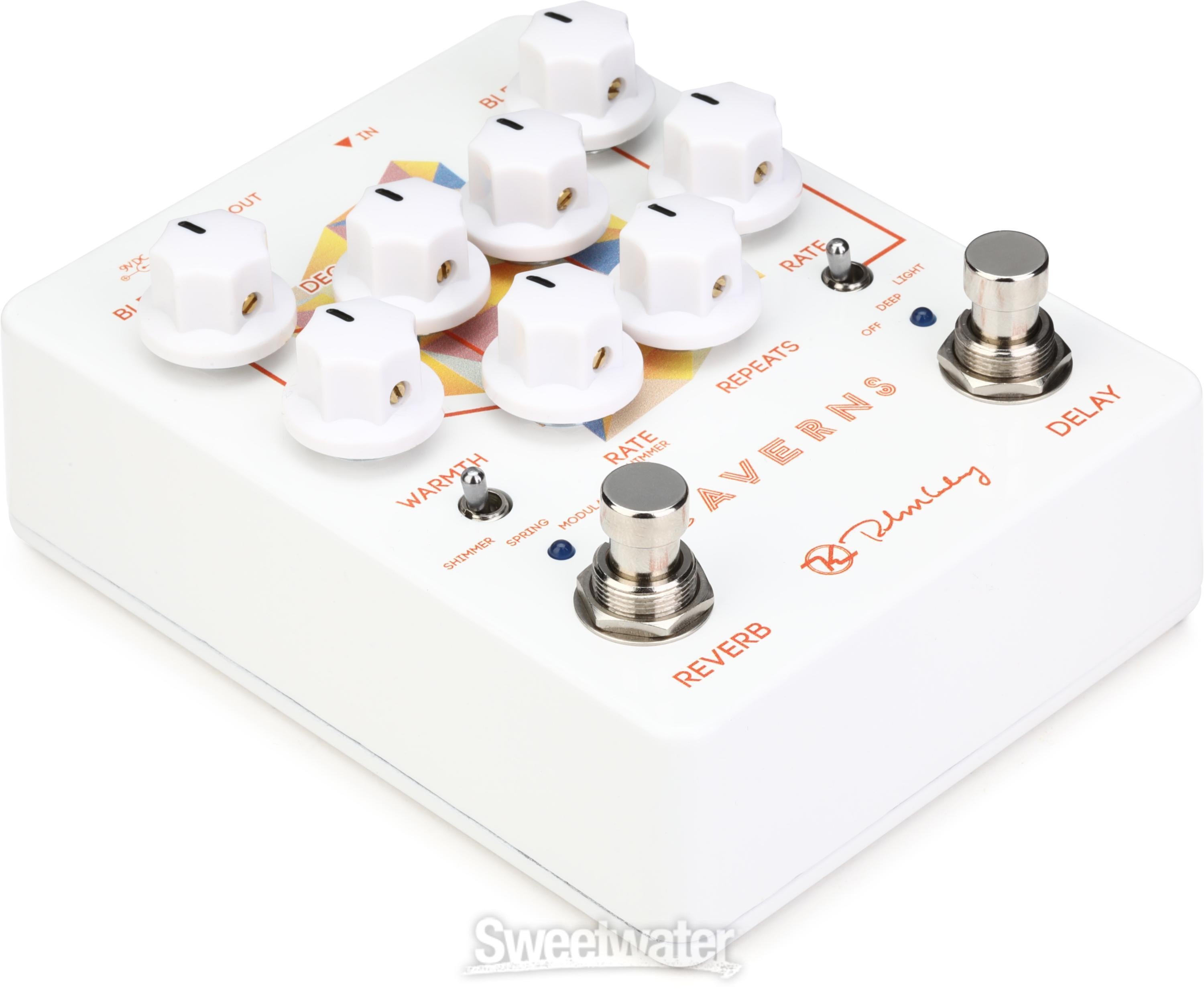 ギター Keeley CAVERNS V2 Keeley Caverns Reverb Delay v2 Black Sparkle – Black Bobbin