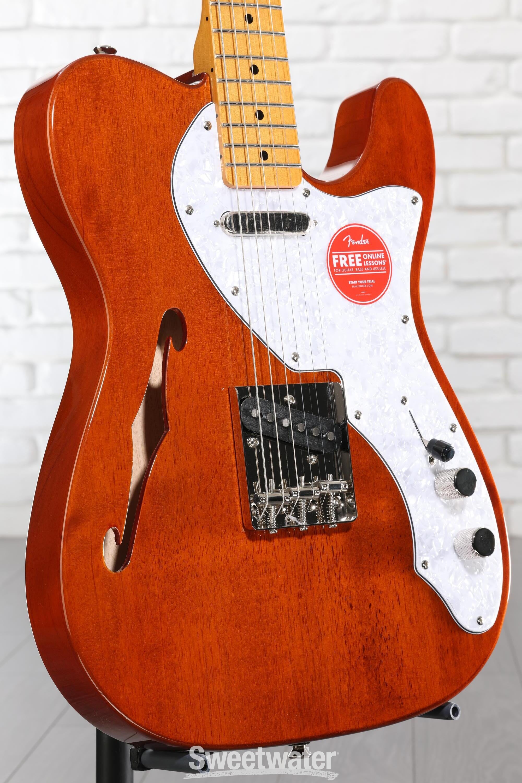 セール中！！Squier Classic Vibe 60s シンライン Squier Classic Vibe '60s Telecaster Thinline - Natural | Sweetwater