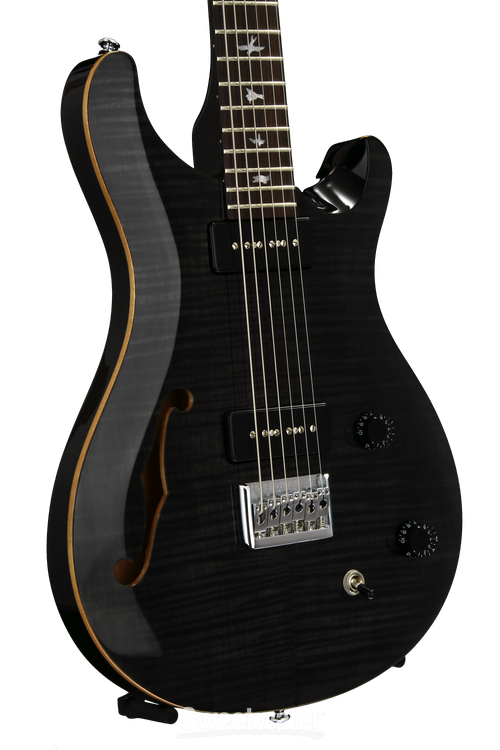 PRS SE 277 Semi-hollow Soapbar - Baritone, Gray Black