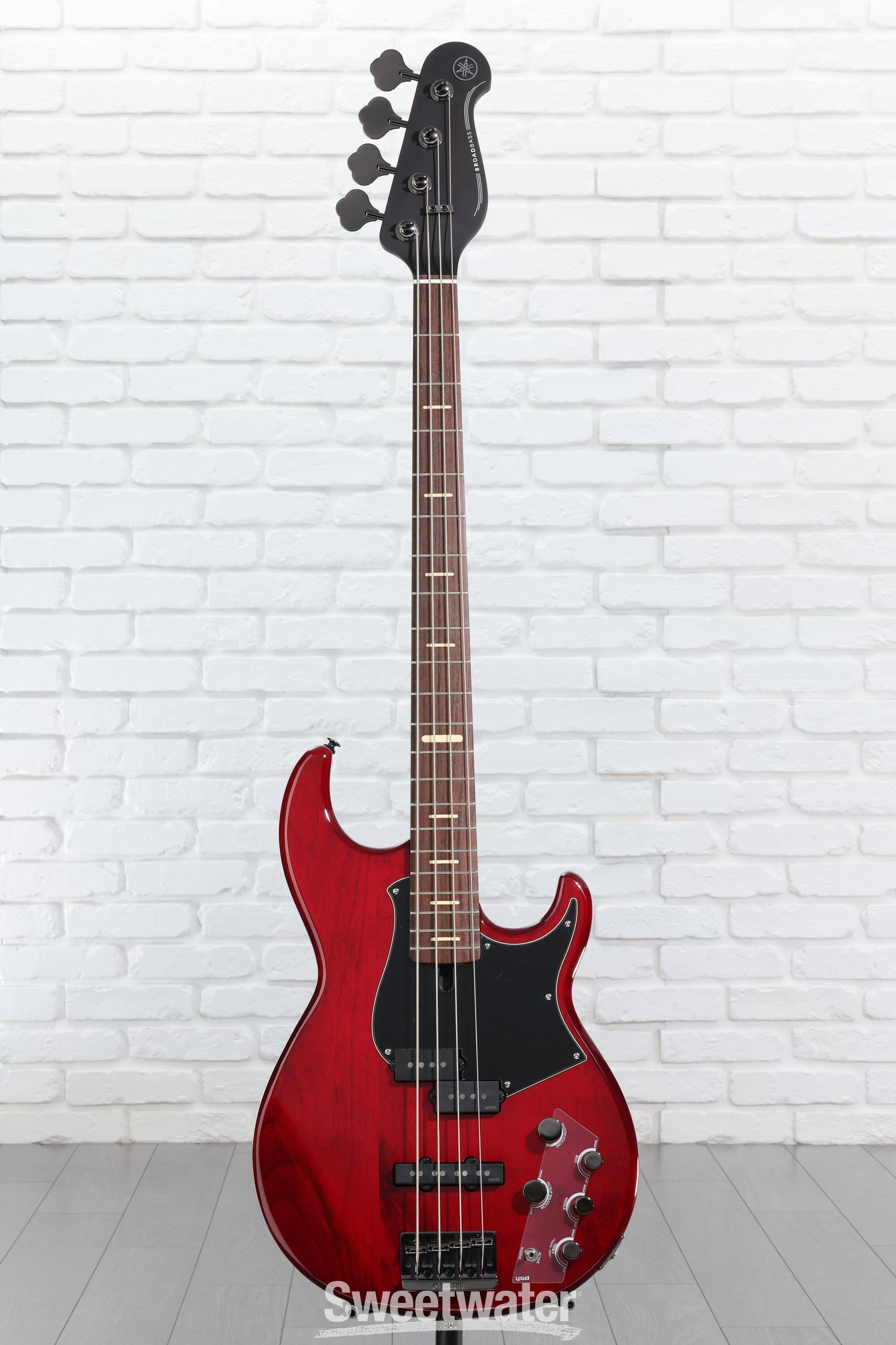Yamaha BB734A 4-string Bass Guitar - Fired Red | Sweetwater Yamaha BB734A 4-string Bass Guitar - Fired Red | Sweetwater