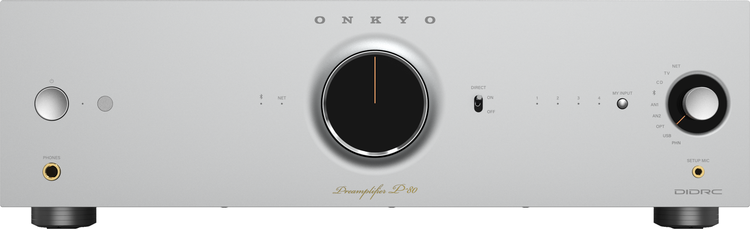 Onkyo Icon Series P-80 Network Preamplifier - Silver | Sweetwater