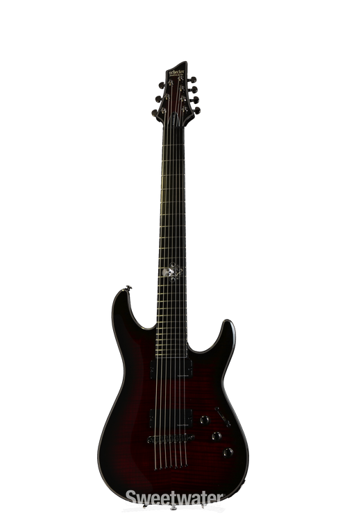 Schecter Blackjack SLS C-7 - Crimson Red Burst, Active | Sweetwater