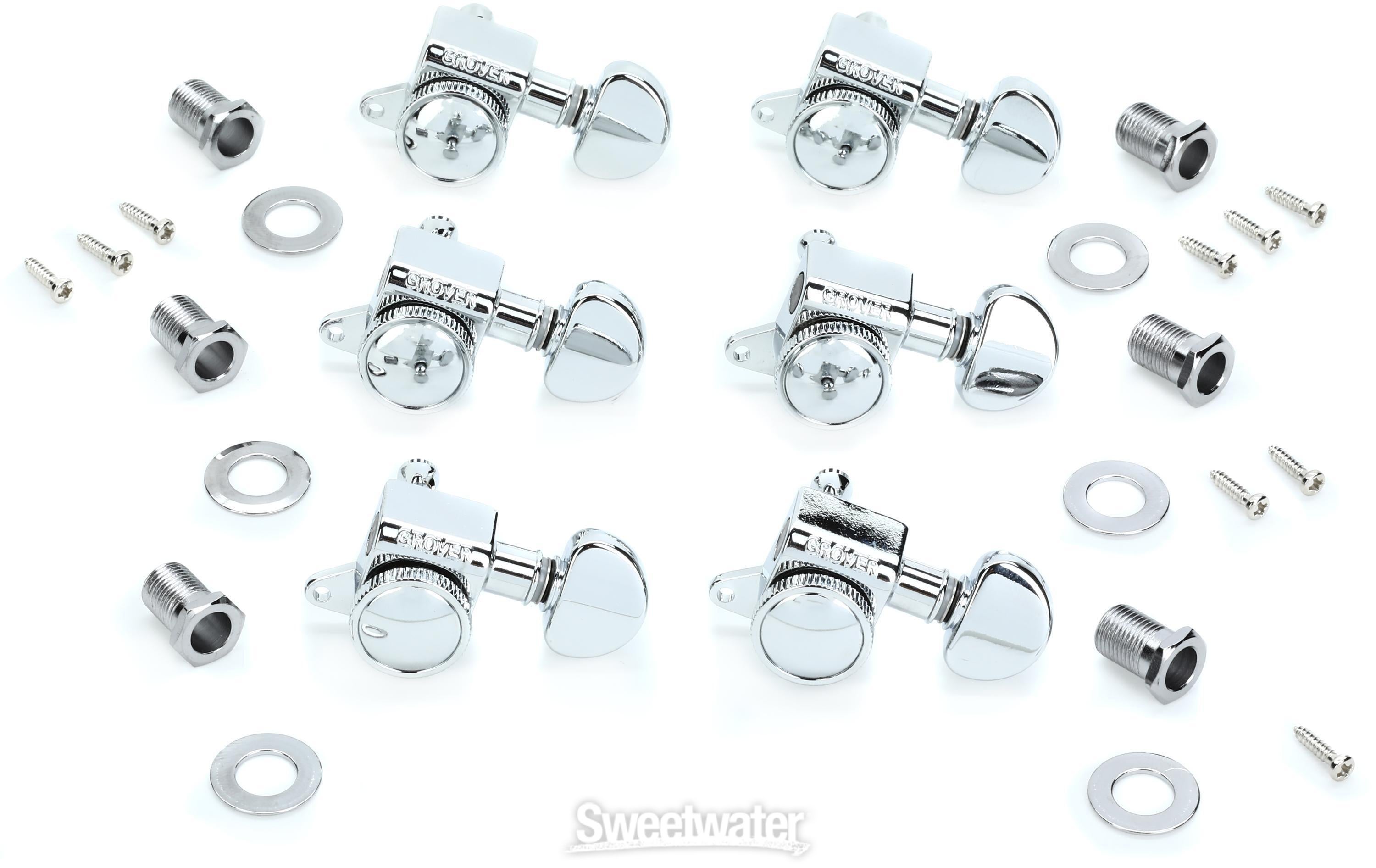 Grover 505C6 Mini Roto-Grip Locking Rotomatic Tuners - 6-In-line
