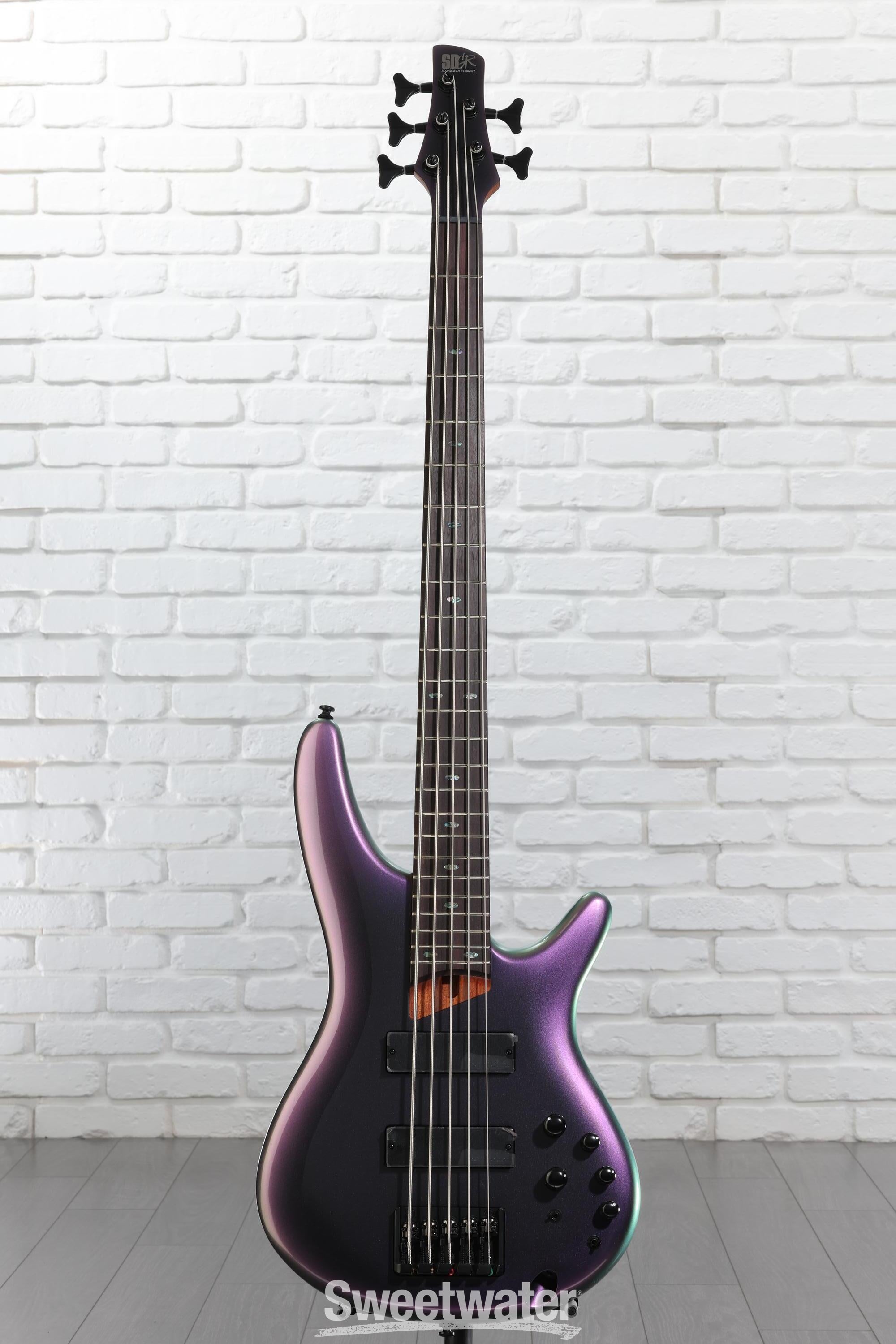 Ibanez SR505E Bass Guitar - Black Aurora Burst | Sweetwater