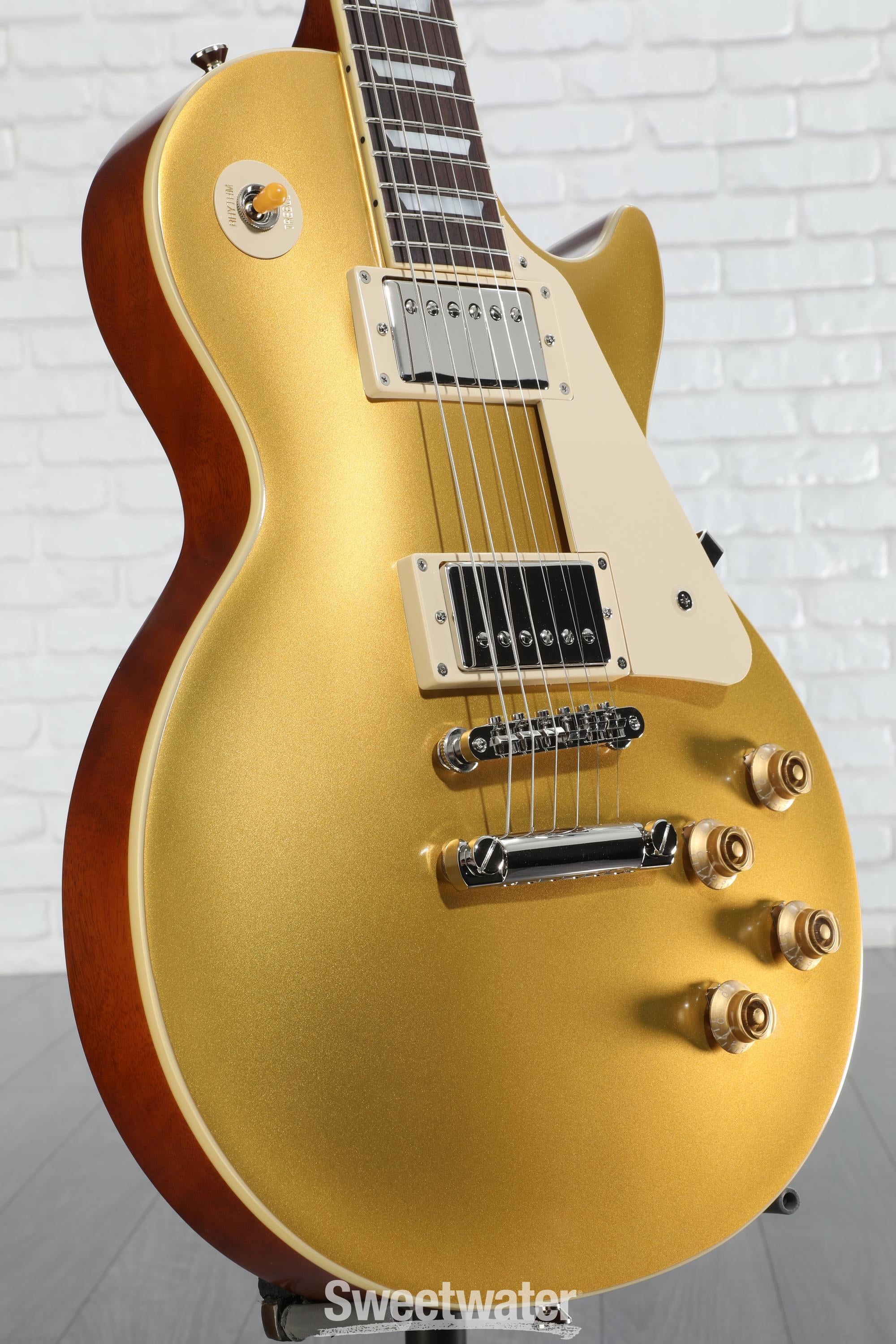 Amazon.com: Epiphone Les Paul Standard 50s, Metallic Gold