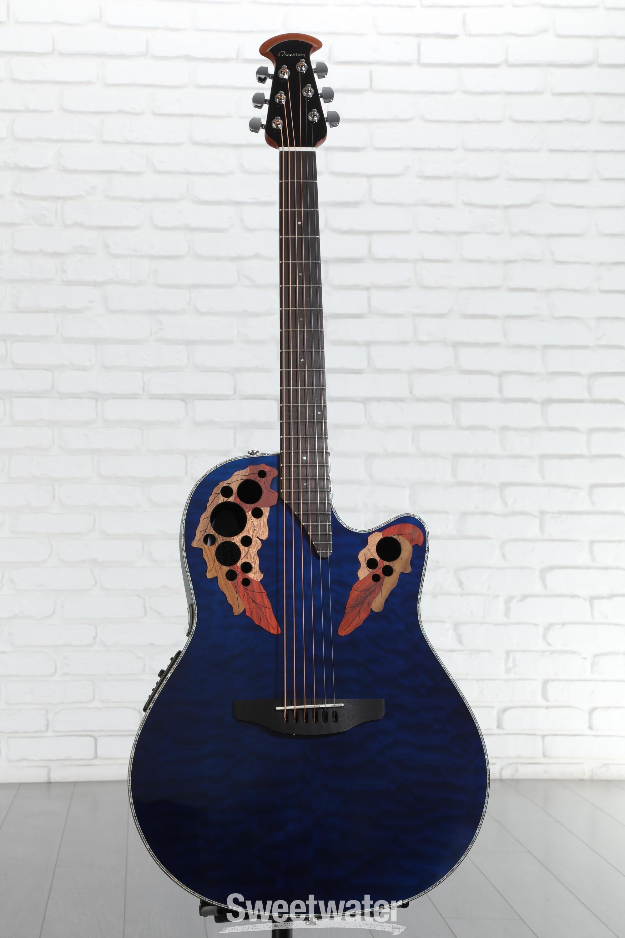 Ovation Celebrity Elite Plus CE44P-8TQ Mid-Depth Acoustic-Electric