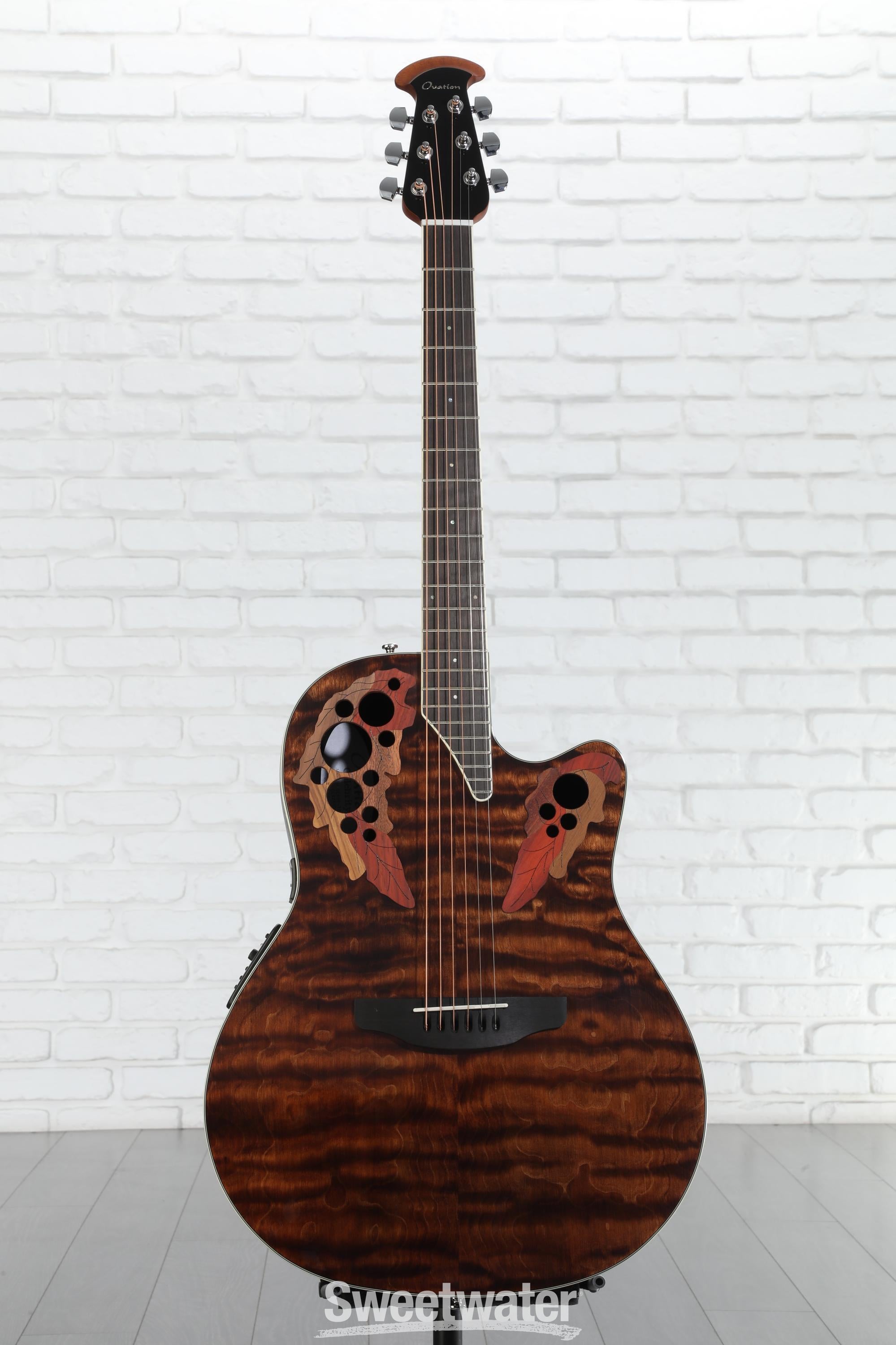 ギター OVATION CE48P TIGER EYE Celebrity Ovation Celebrity Elite CE48P-TGE Super Shallow Acoustic