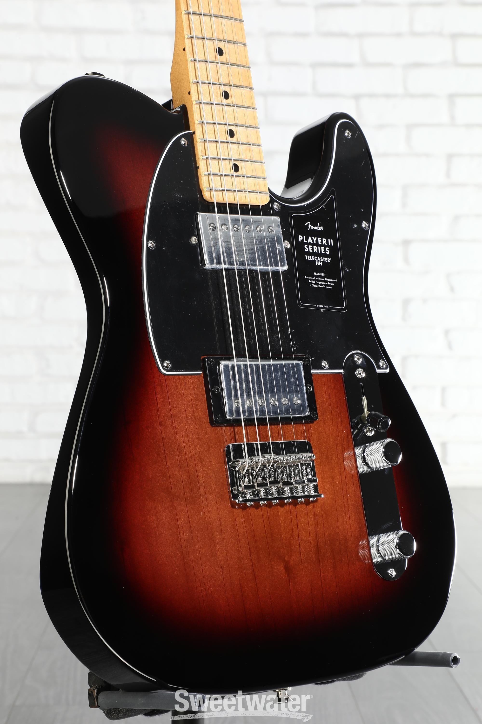 Fender Player II Telecaster HH Electric Guitar - 3-color Sunburst