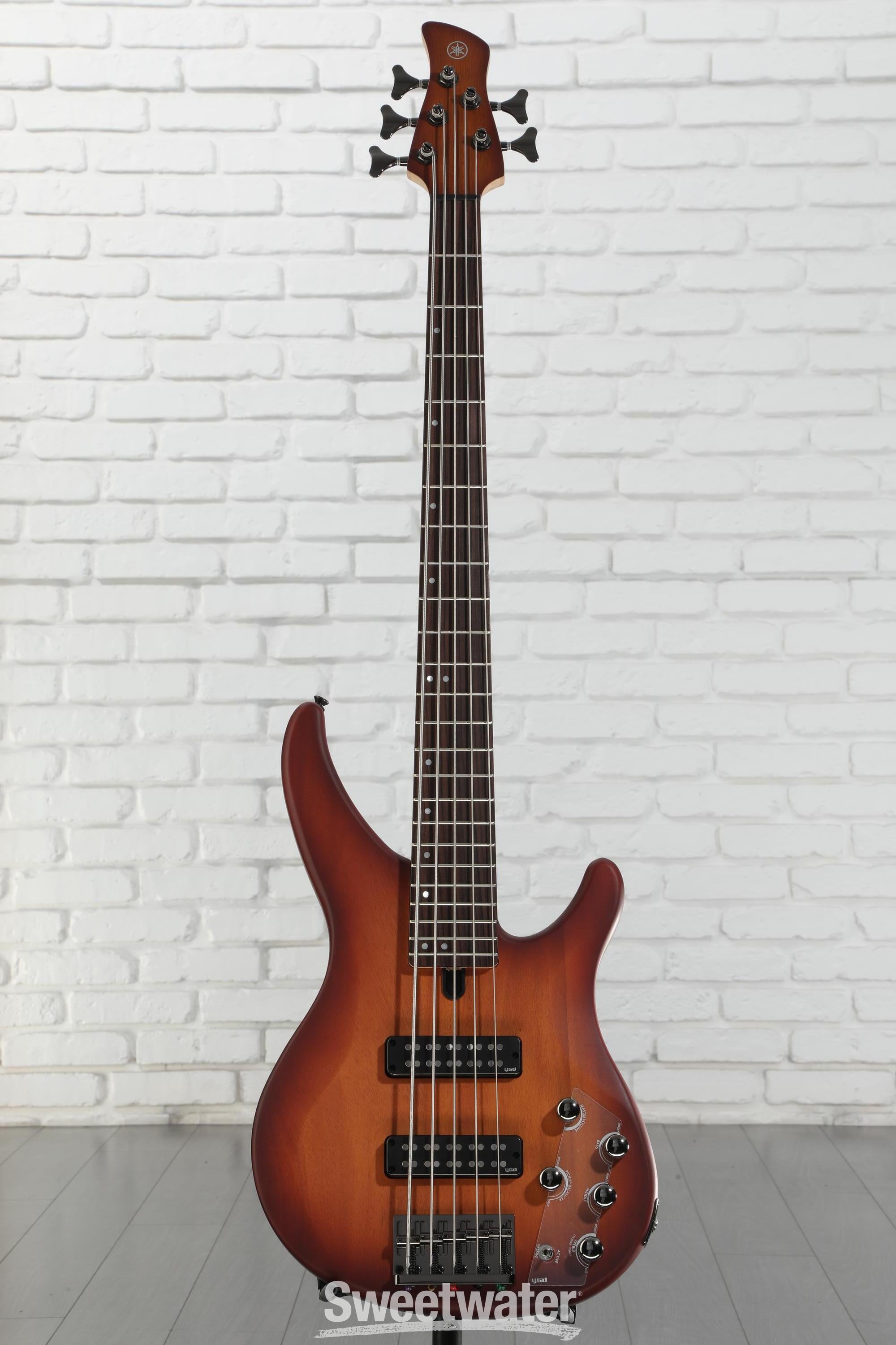 Yamaha TRBX505 5-string Bass Guitar - Brick Burst | Sweetwater