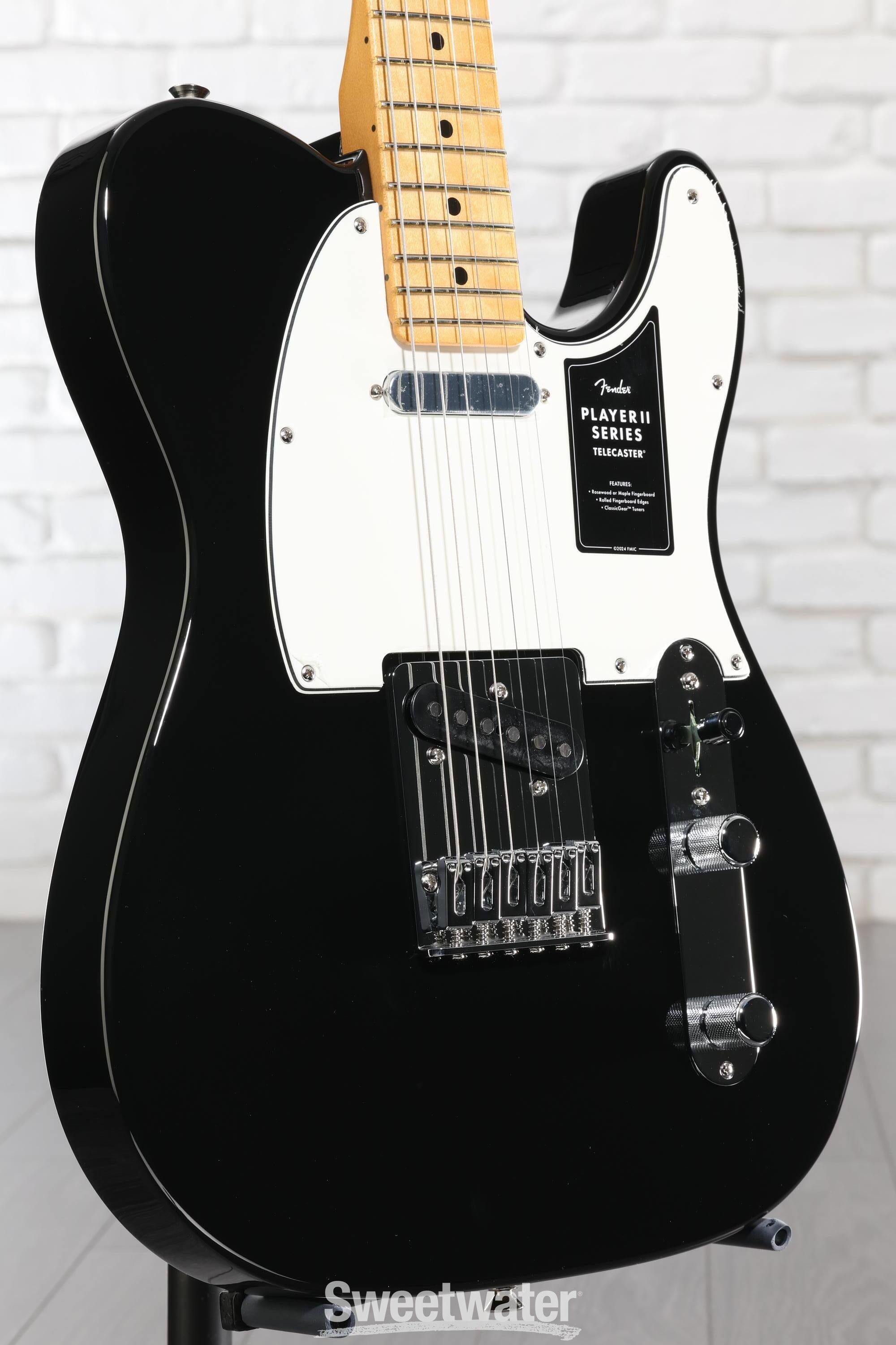 Fender Player II Telecaster Electric Guitar - Black with Maple