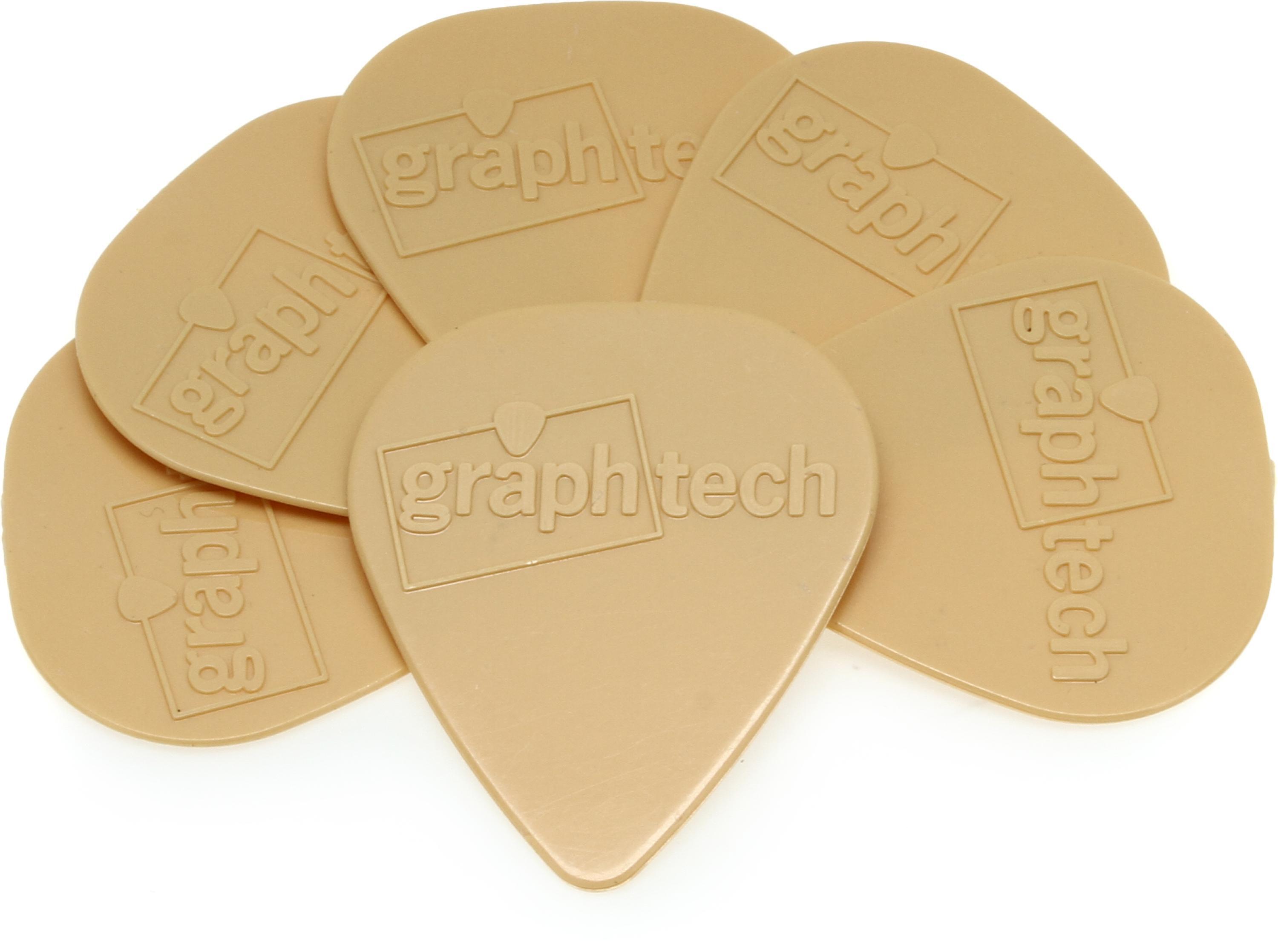 Photo of Graph Tech PQP-0068-V6 TUSQ Standard Guitar Picks - 0.68mm Warm Tone (6-pack)