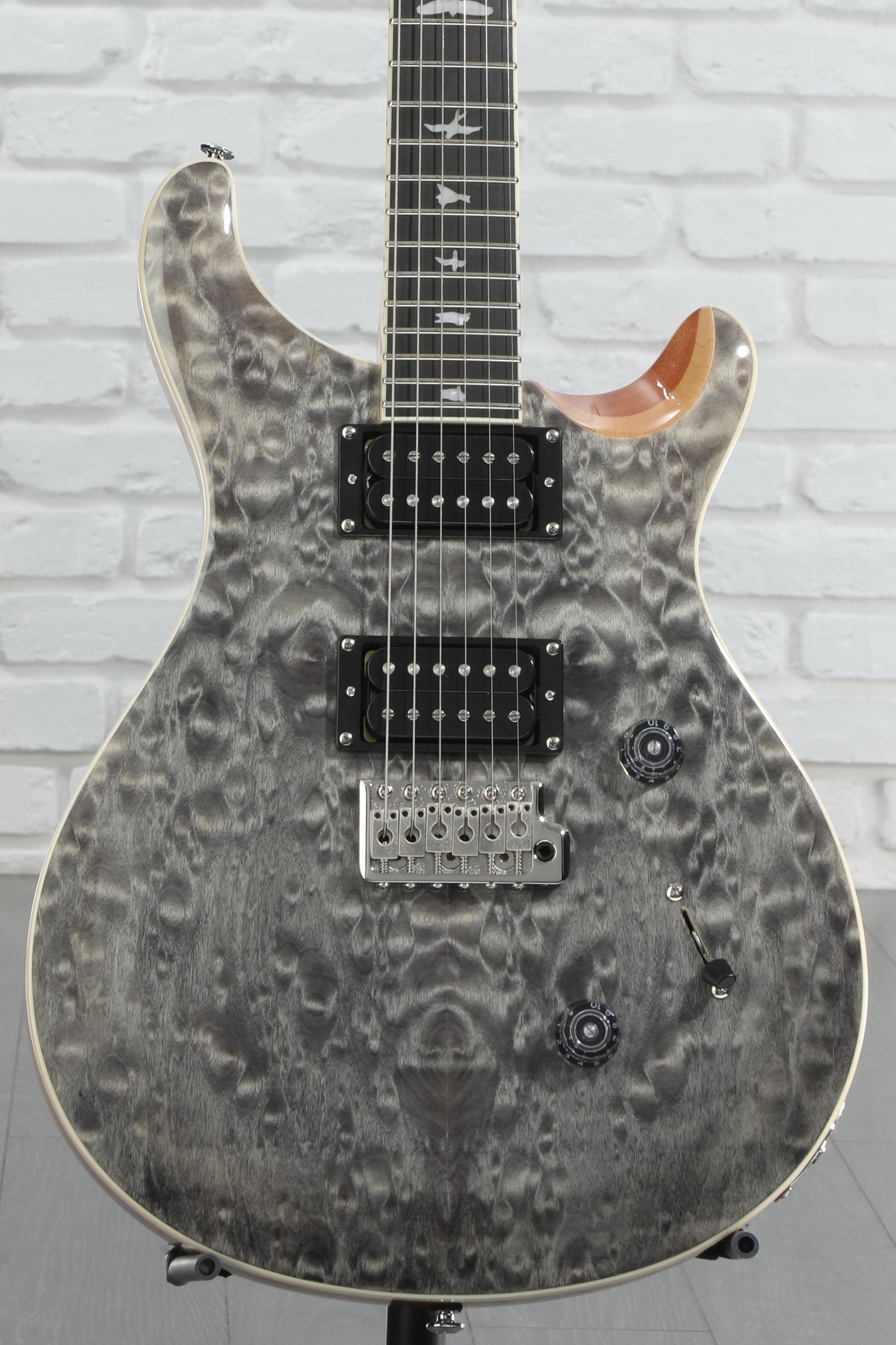 PRS SE Custom 24 Electric Guitar - Quilt Charcoal