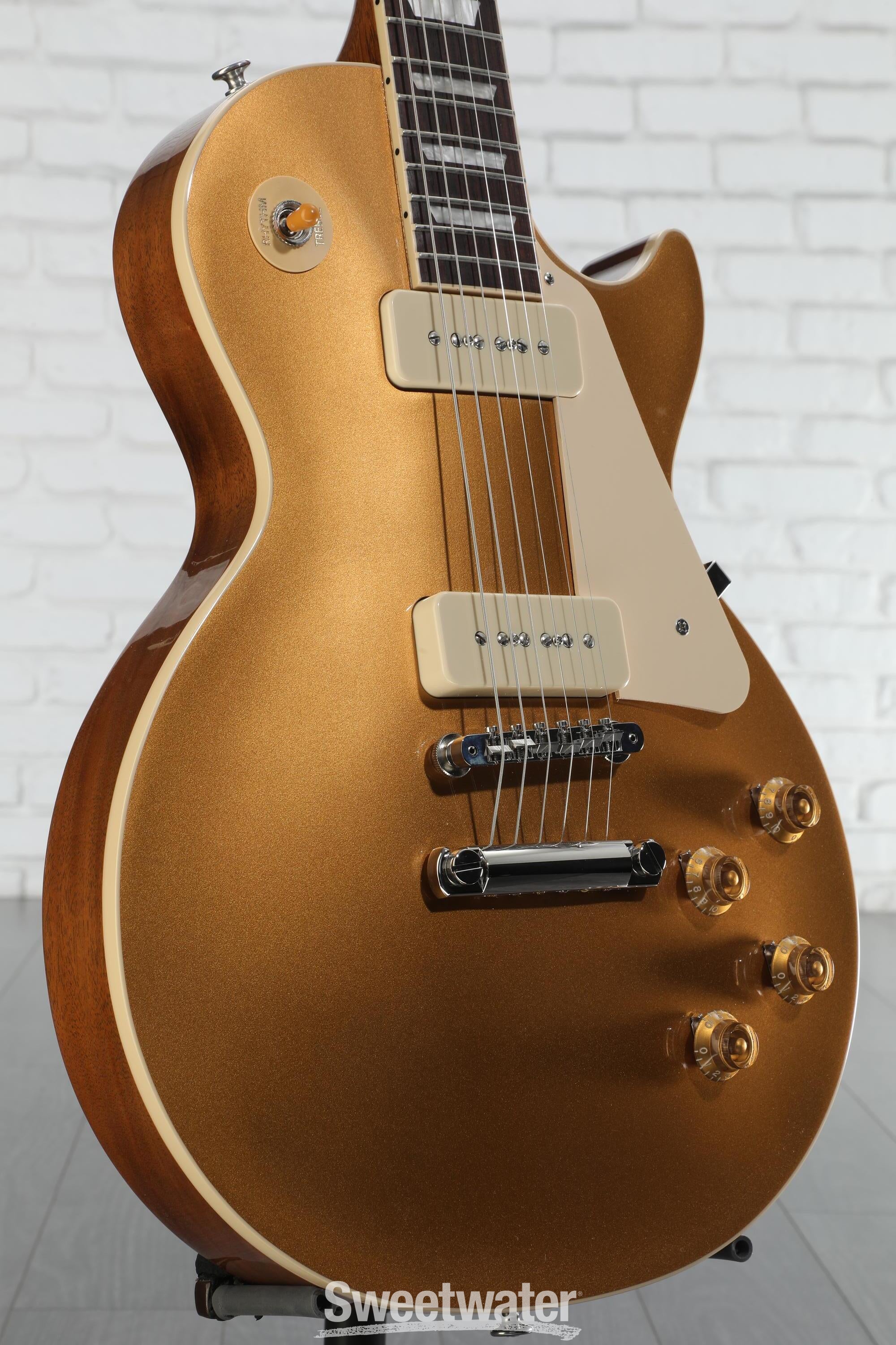 ギブソンレスポールスタンダード ゴールド P-90 Gibson Les Paul Standard '50s P90 Electric Guitar - Gold Top