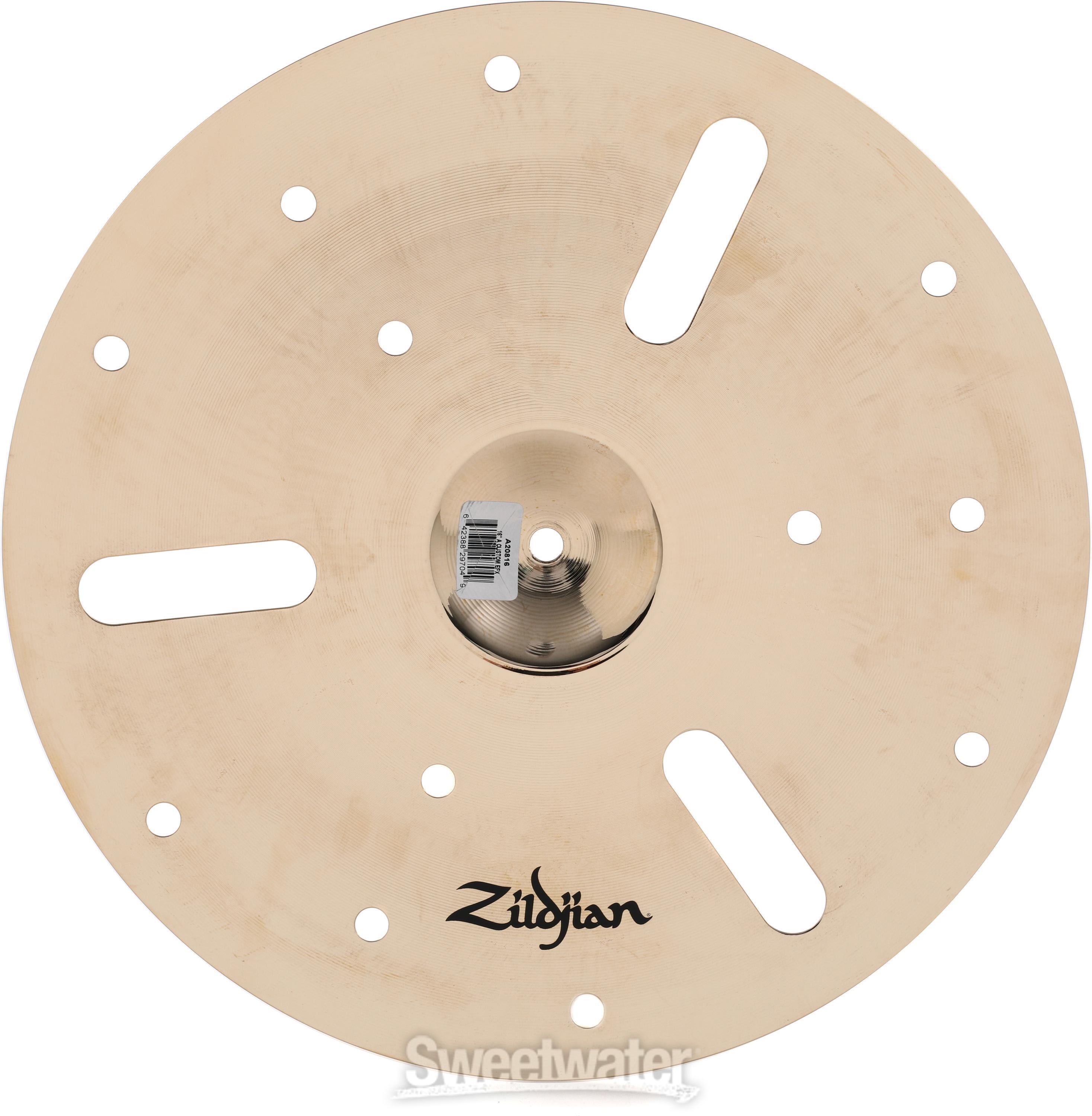 Zildjian 16 inch A Custom EFX Crash Cymbal | Sweetwater