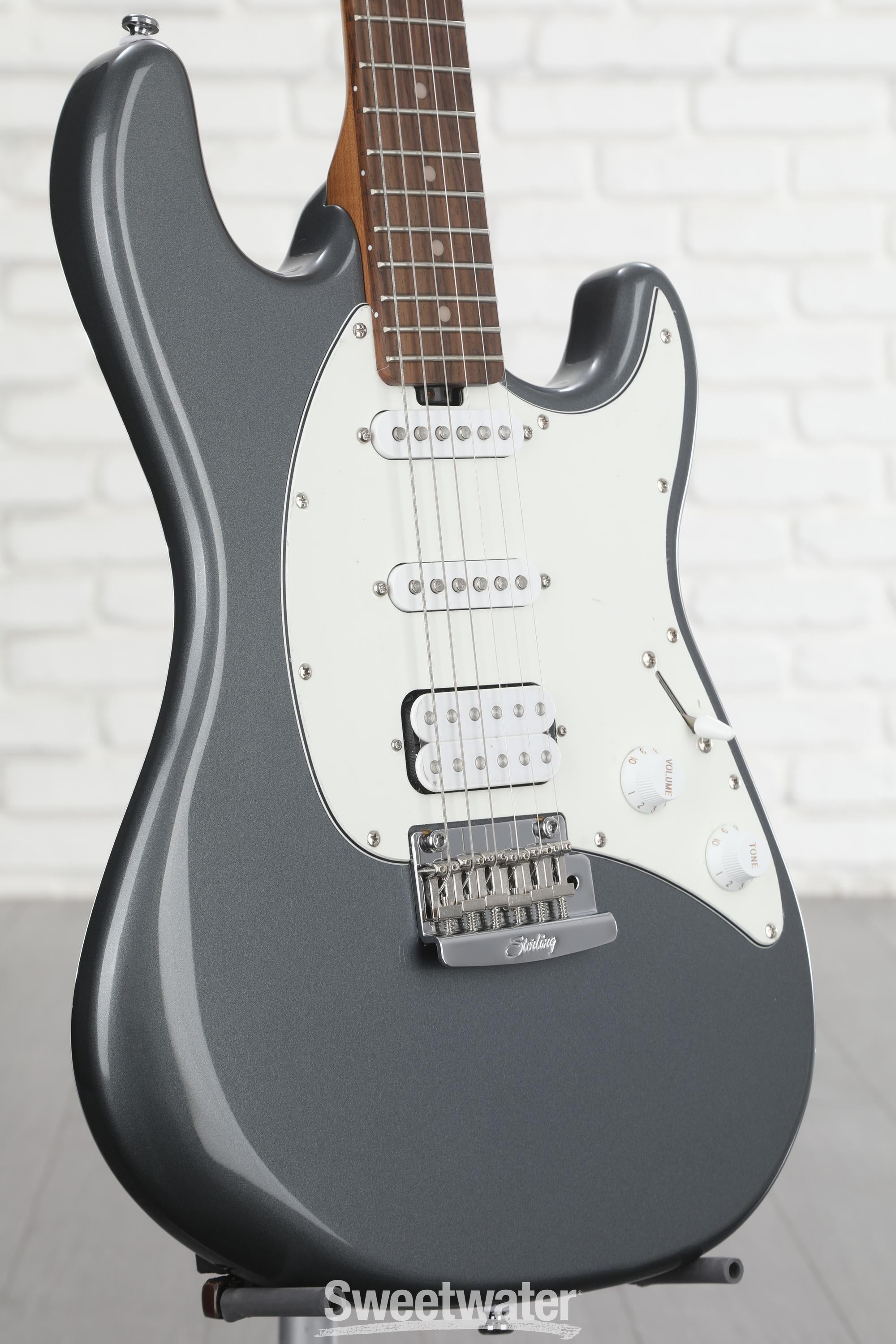 Photo of Sterling By Music Man Cutlass CT50HSS Electric Guitar - Charcoal Frost