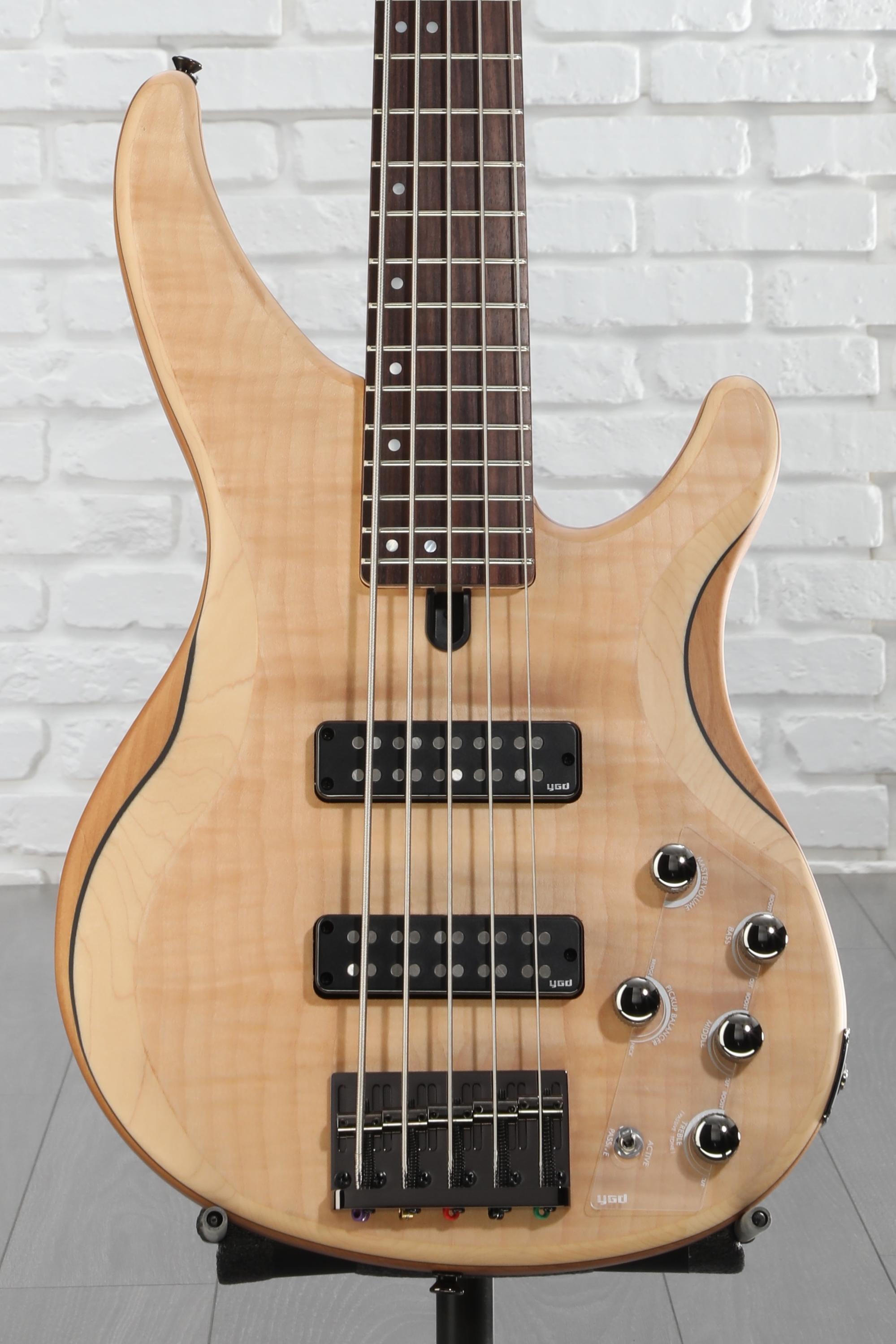 Yamaha TRBX605FM 5-string Bass Guitar - Natural Satin | Sweetwater