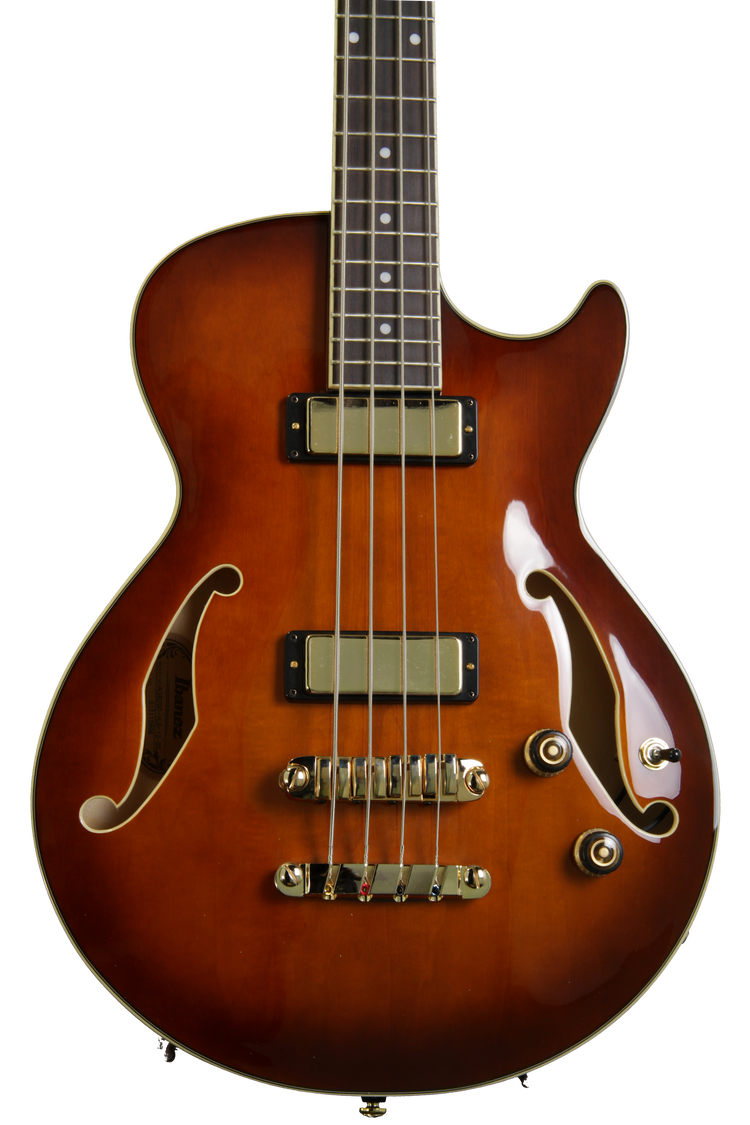 Ibanez AGB200 Hollowbody Bass with Cutaway - Violin Sunburst