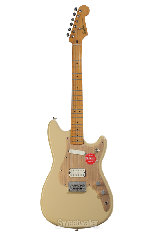 ギター Squier Classic Vibe DUO-SONIC Squier Classic Vibe Duo-Sonic HS Electric Guitar - Desert