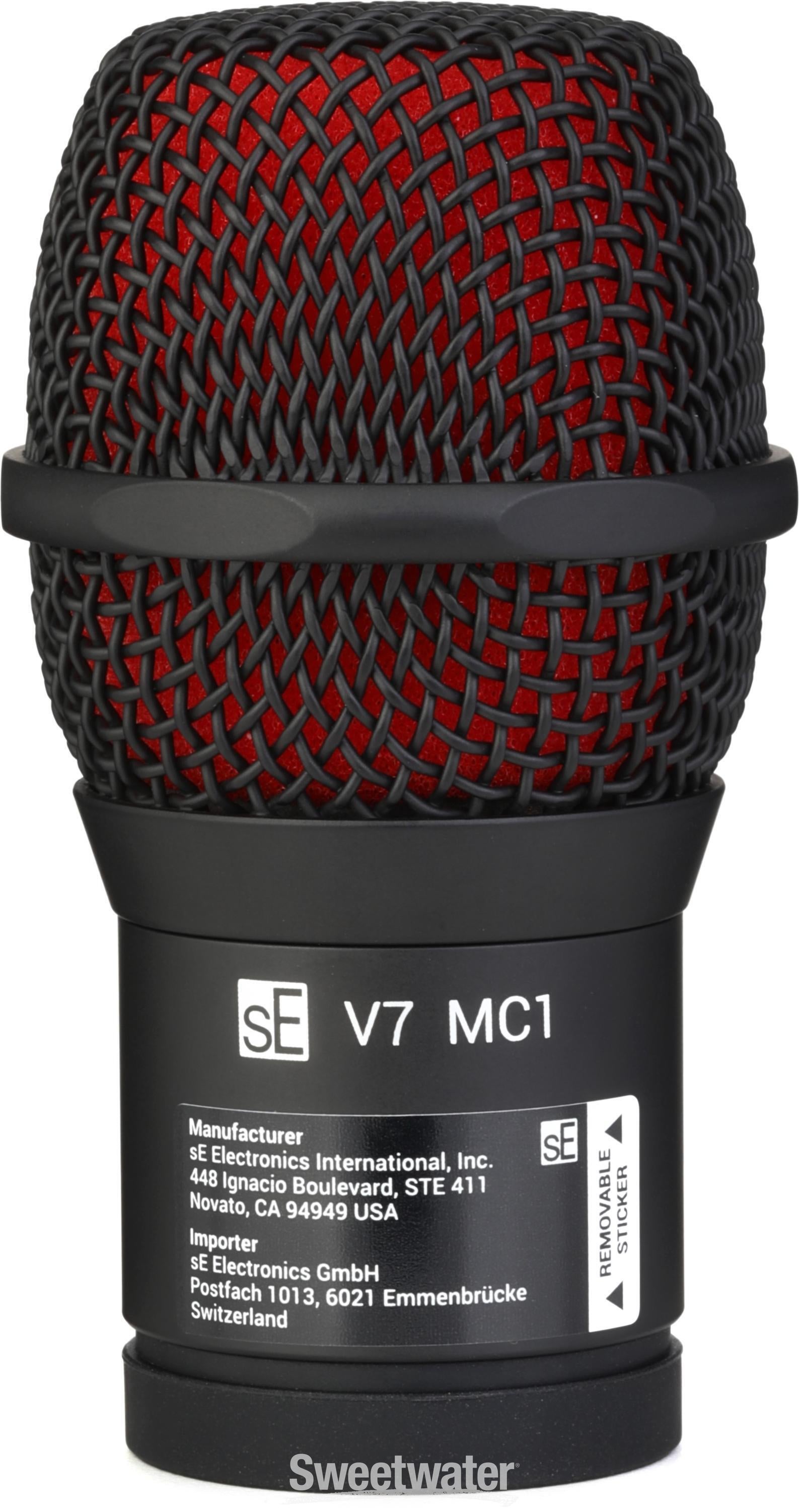 sE Electronics V7 MC1 Capsule for Shure Wireless - Black | Sweetwater
