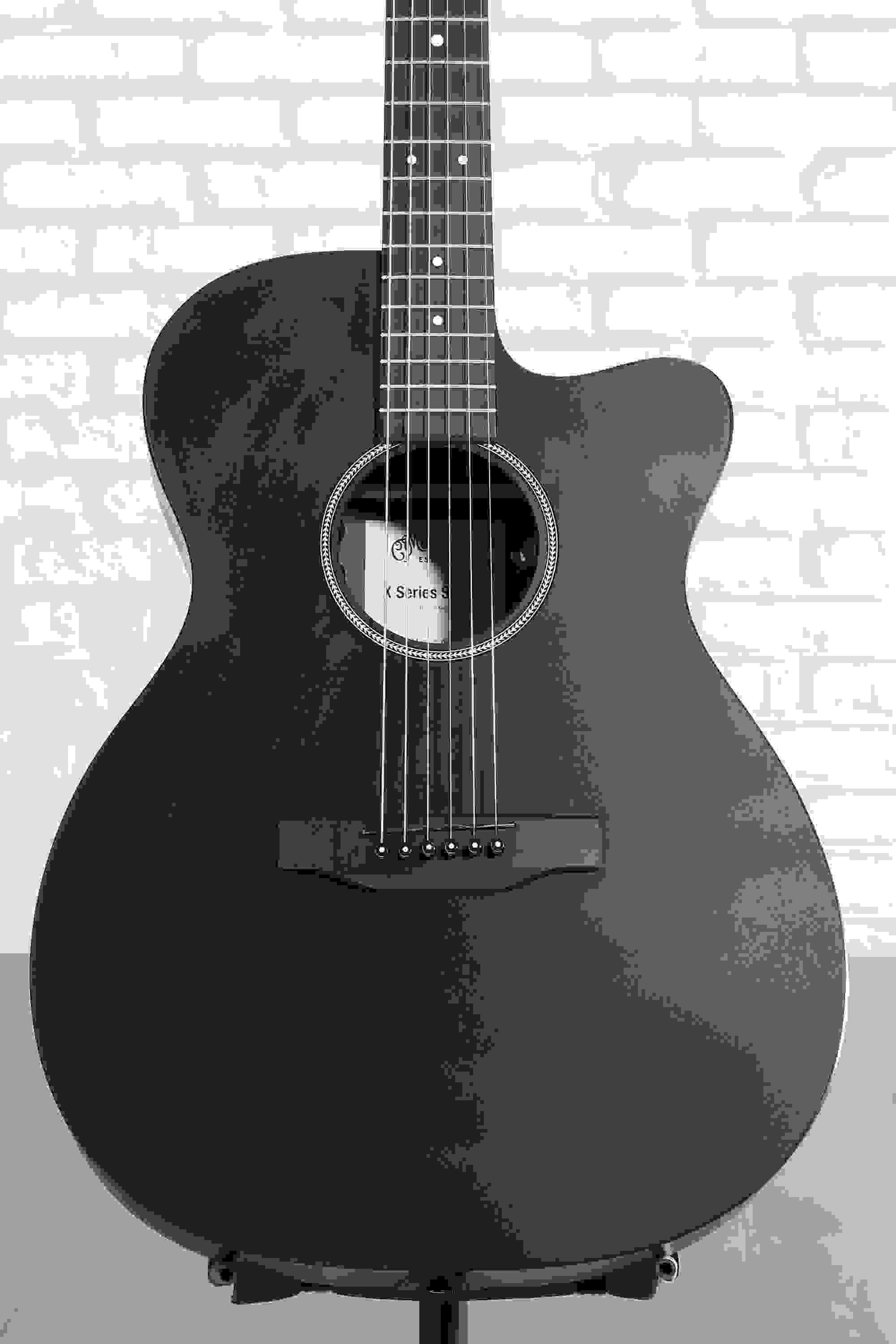 Martin Sweetwater Select OMCX1E Acoustic-electric Guitar - Black