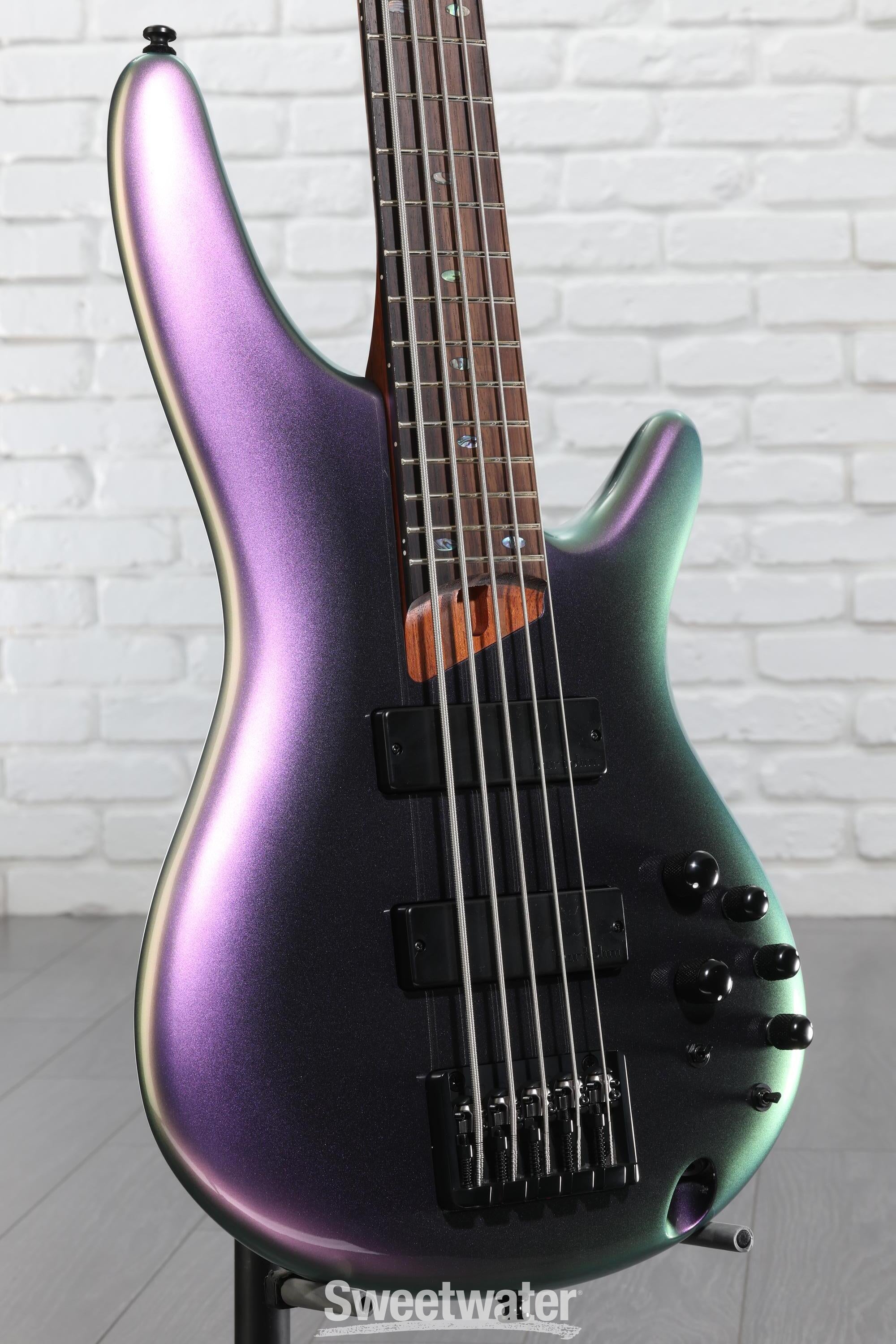 Ibanez SR505 ブラック Ibanez SR505E Bass Guitar - Black Aurora Burst | Sweetwater