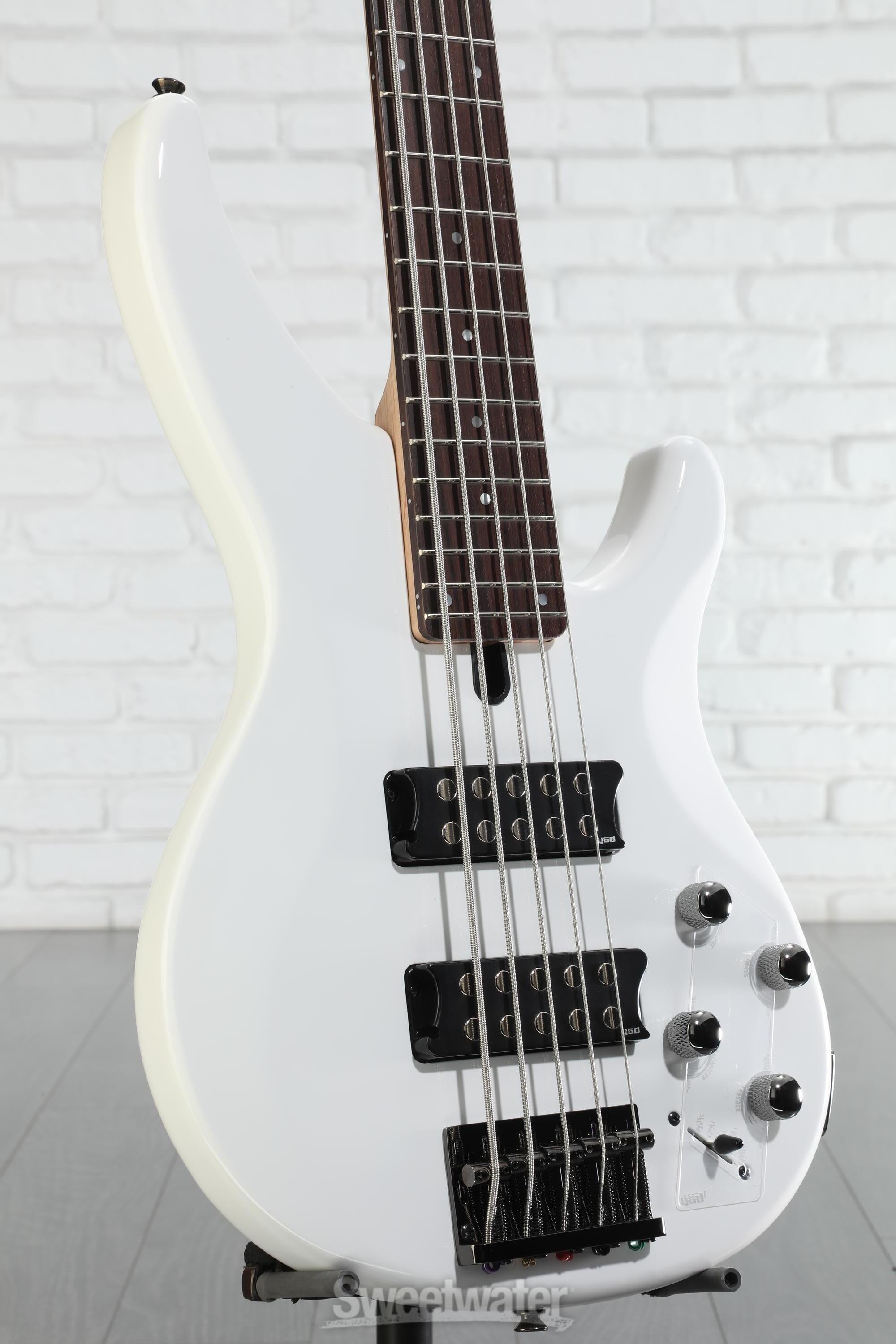Yamaha TRBX305 5-string Bass Guitar - White | Sweetwater