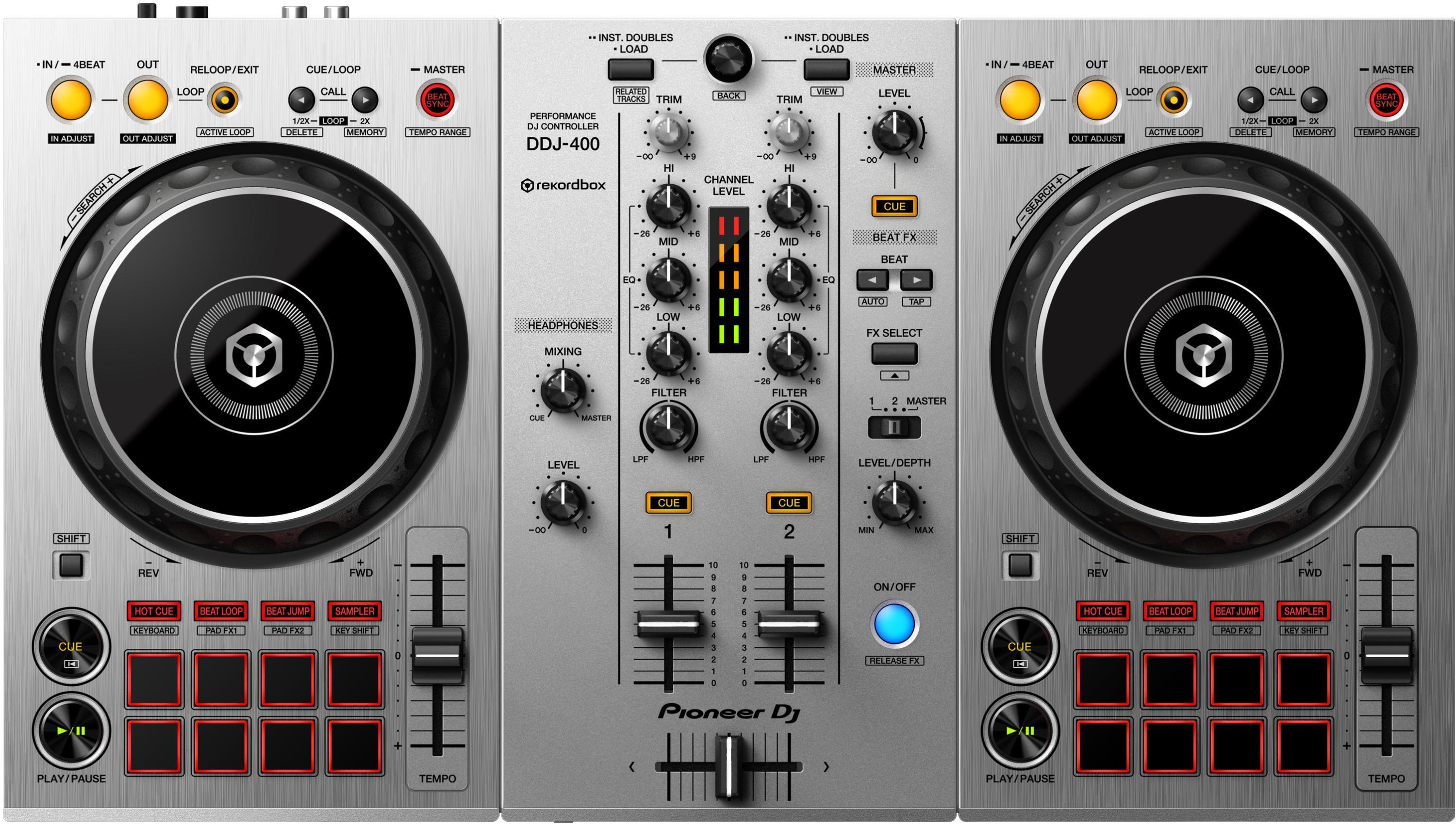Pioneer DJ DDJ-400 2-deck Rekordbox DJ Controller - Limited