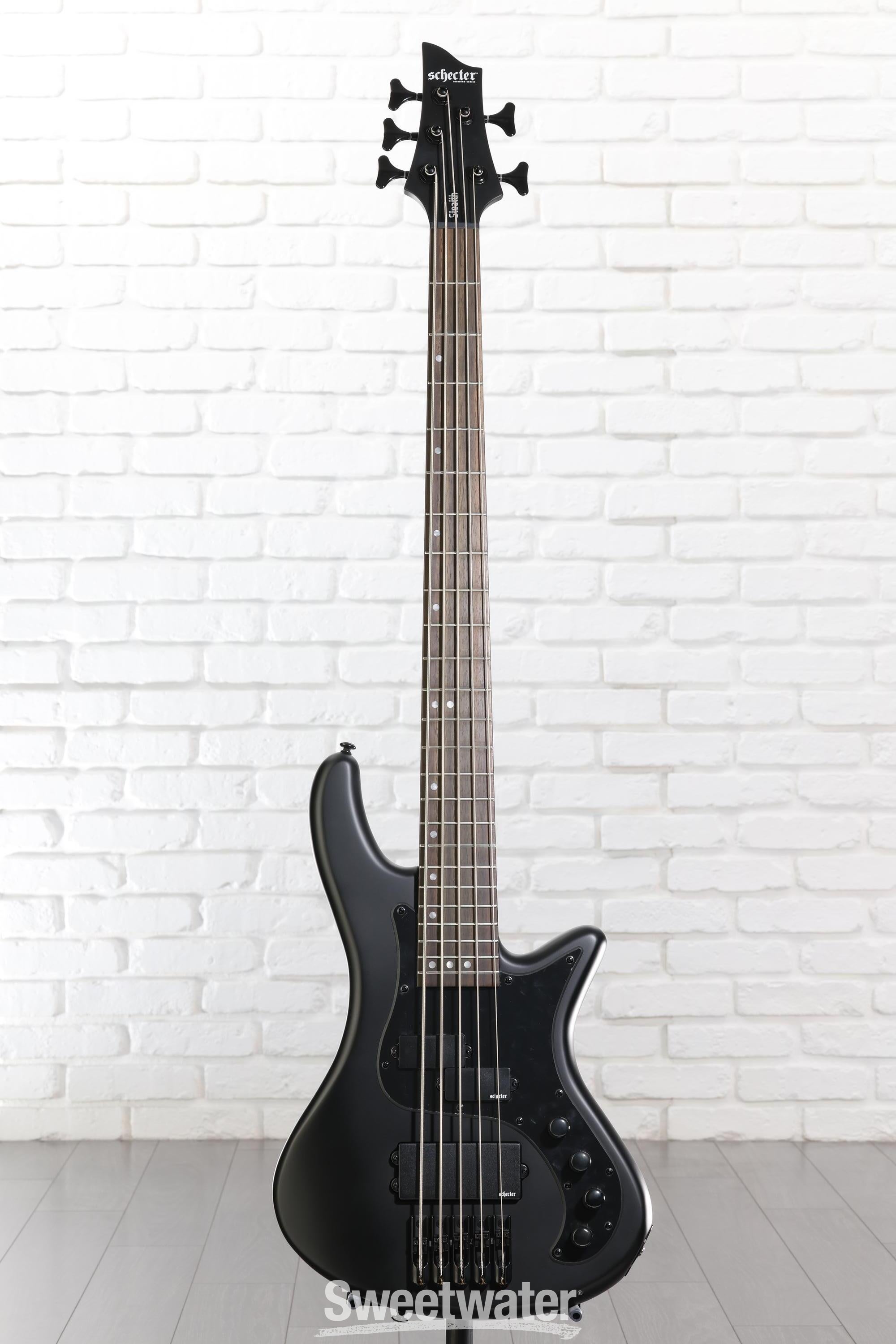 Schecter Stiletto Stealth-5 5-string Electric Bass Guitar - Satin