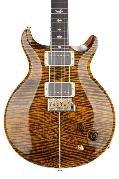 PRS Santana Retro Electric Guitar - Yellow Tiger 10-Top | Sweetwater