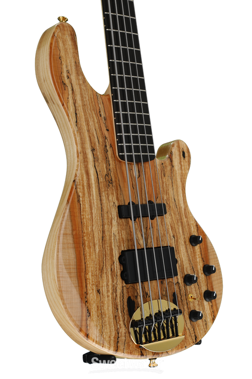 Lakland 55-94 Deluxe, Exotic Top - Spalted Maple with Ebony