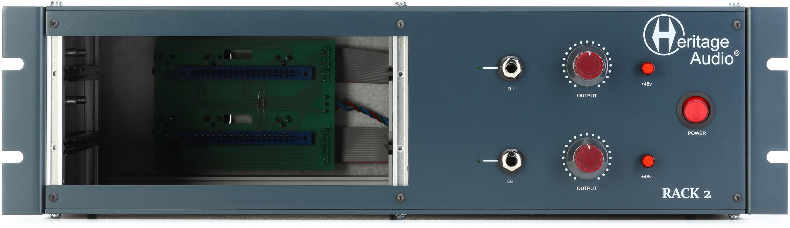 Heritage Audio Rack-2 2-slot 80 Series Chassis | Sweetwater Heritage Audio Rack-2 2-slot 80 Series Chassis | Sweetwater