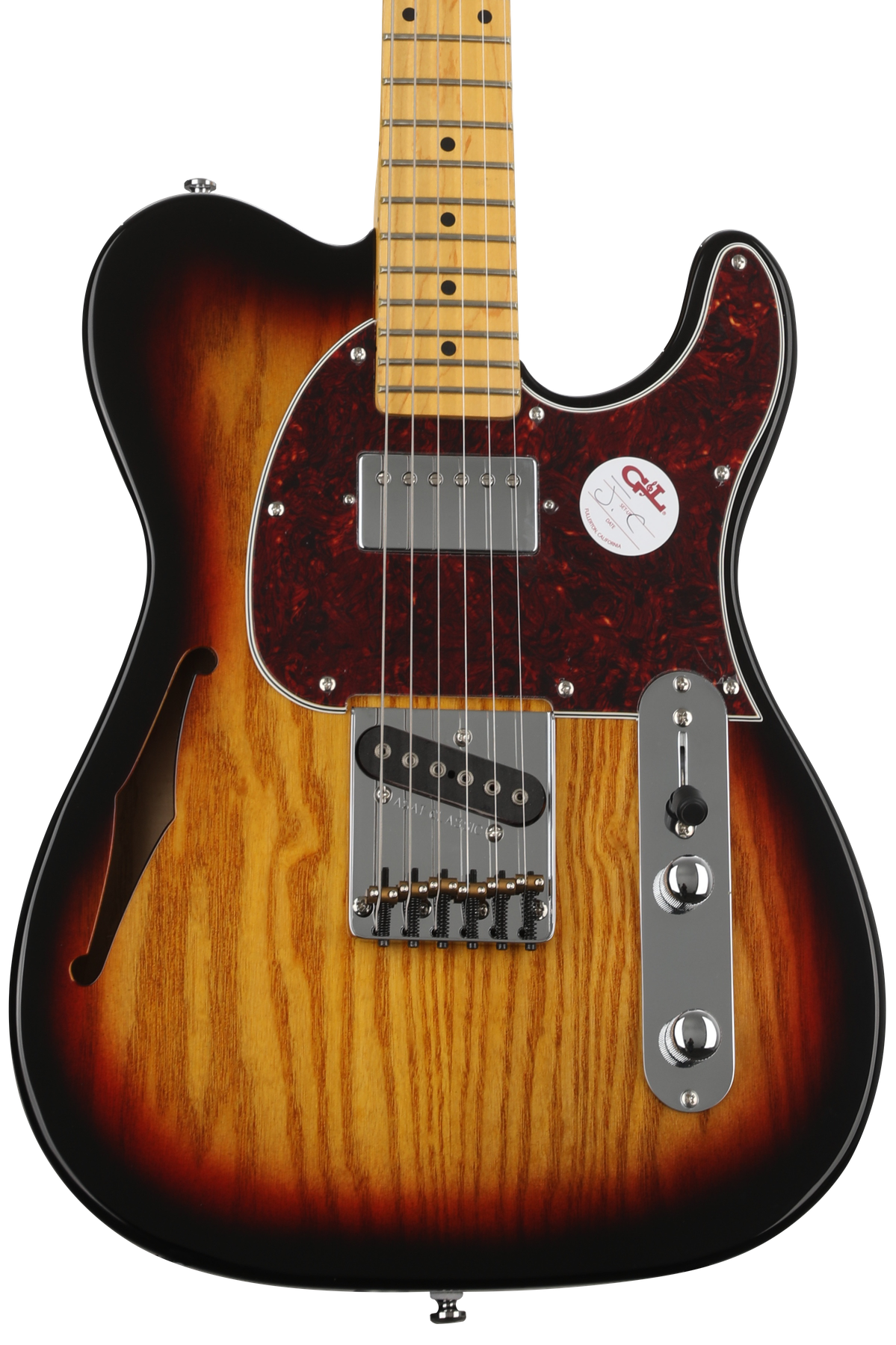 G&L Tribute ASAT Classic Bluesboy Semi-hollow Electric Guitar - 3