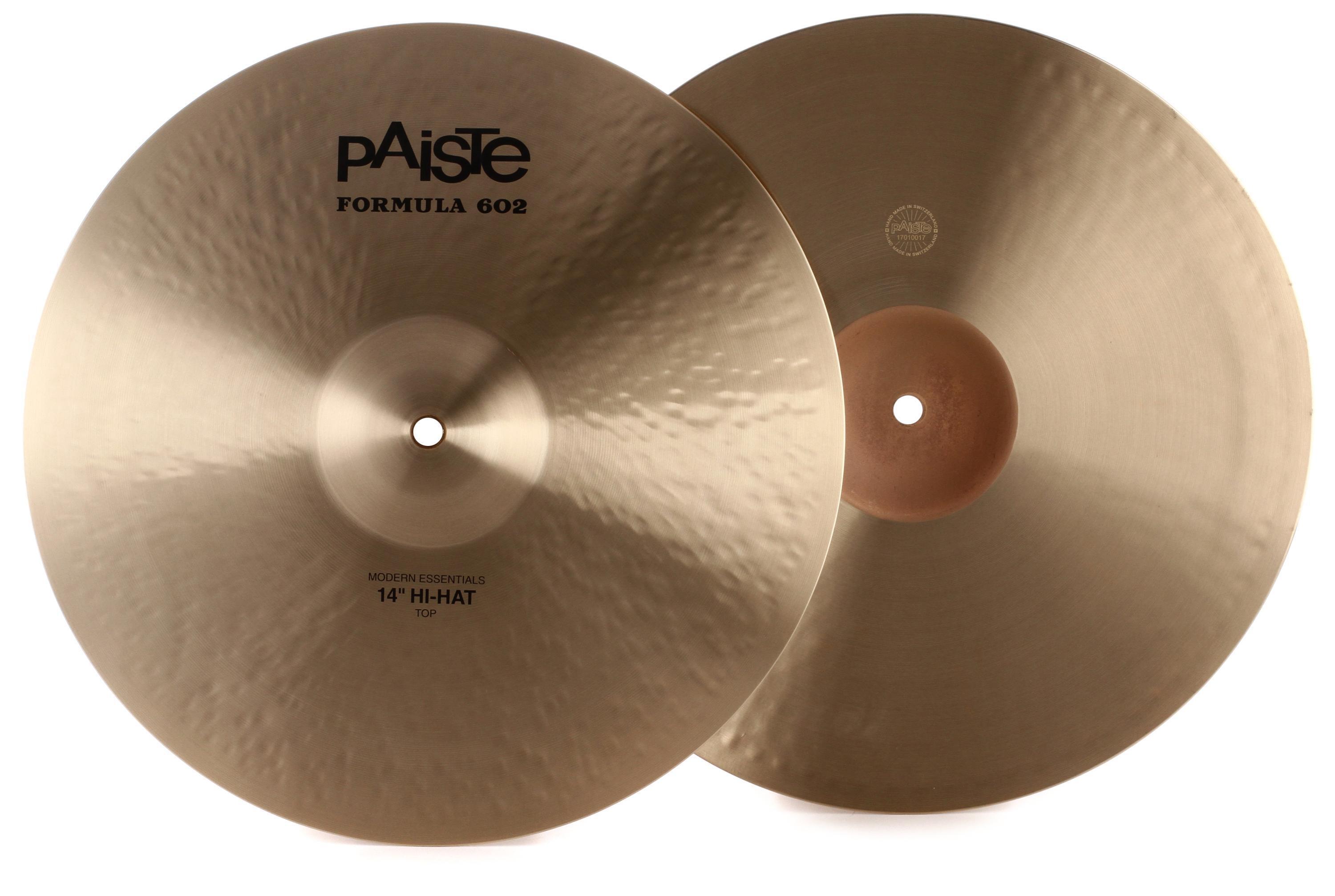 Paiste 14 inch Formula 602 Modern Essentials Hi-hat Cymbals