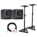 Photo of PreSonus Eris Pro 4 4.5-inch Powered Monitors with Stands and Cables