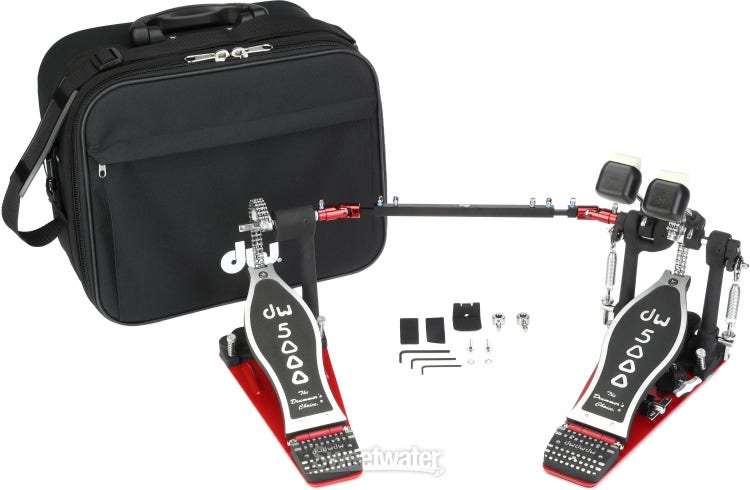 Used DW DWCP5002AD4 5000 Series Accelerator Double Bass Drum Pedal