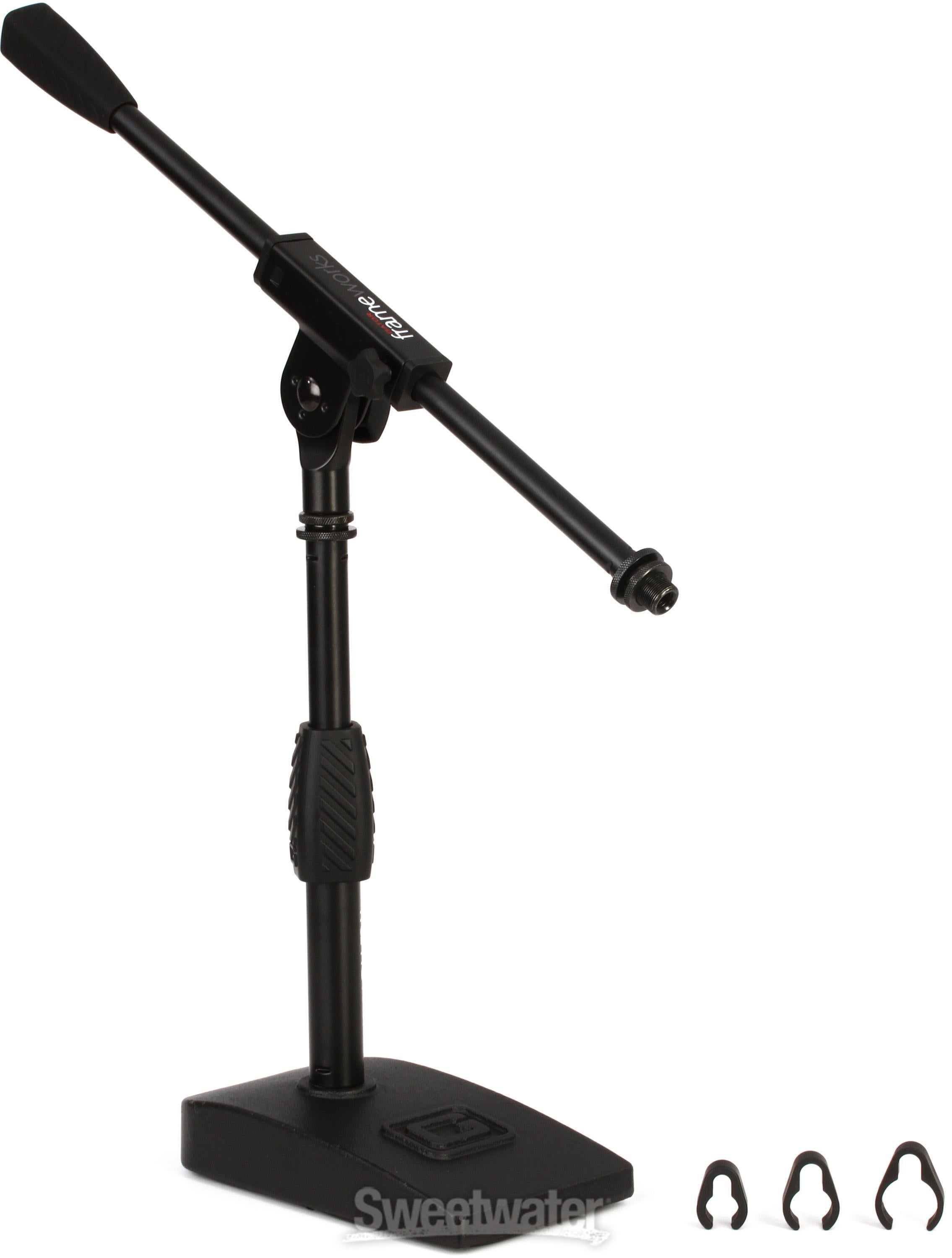 Gator Frameworks GFW-MIC-0821 Compact Base Bass Drum and Amp Mic Stand