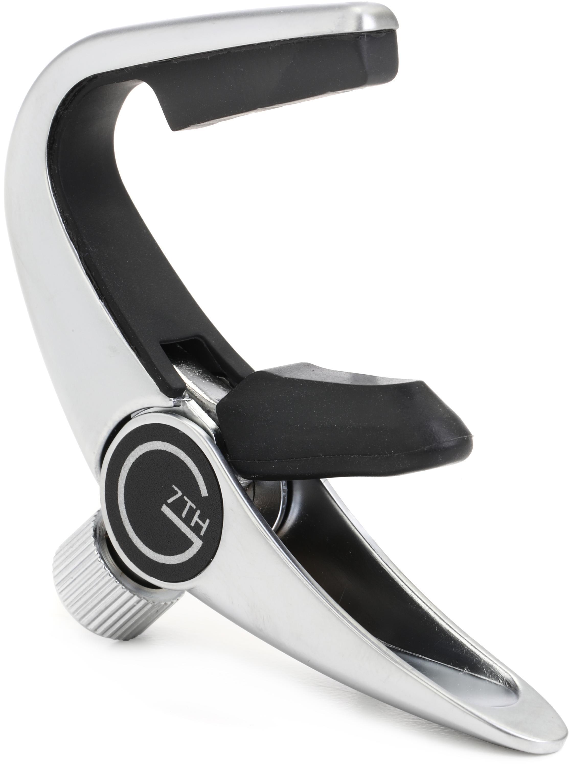 Photo of G7th Newport 3-string Partial Guitar Capo - Silver