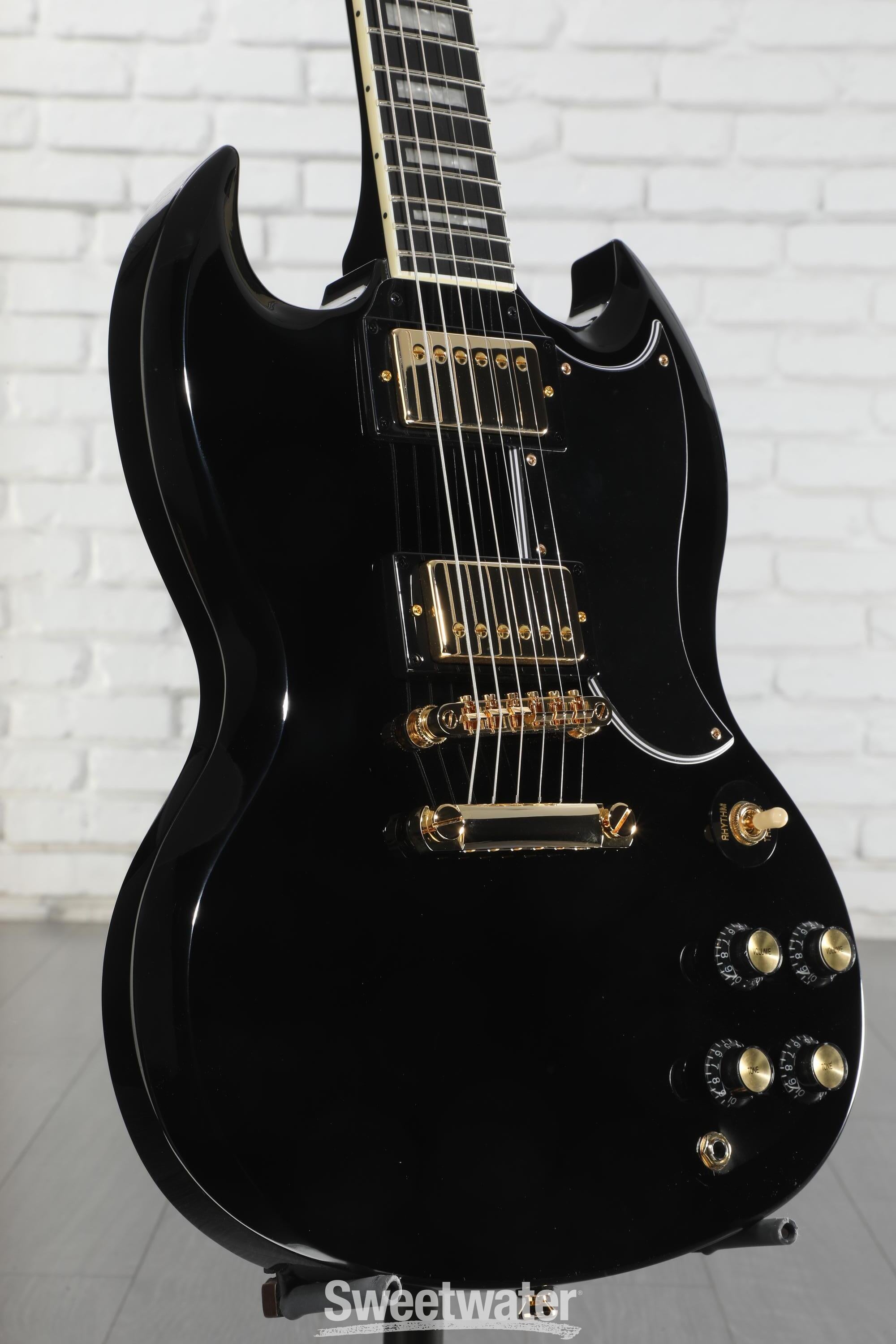 Epiphone SG Custom Electric Guitar - Ebony | Sweetwater