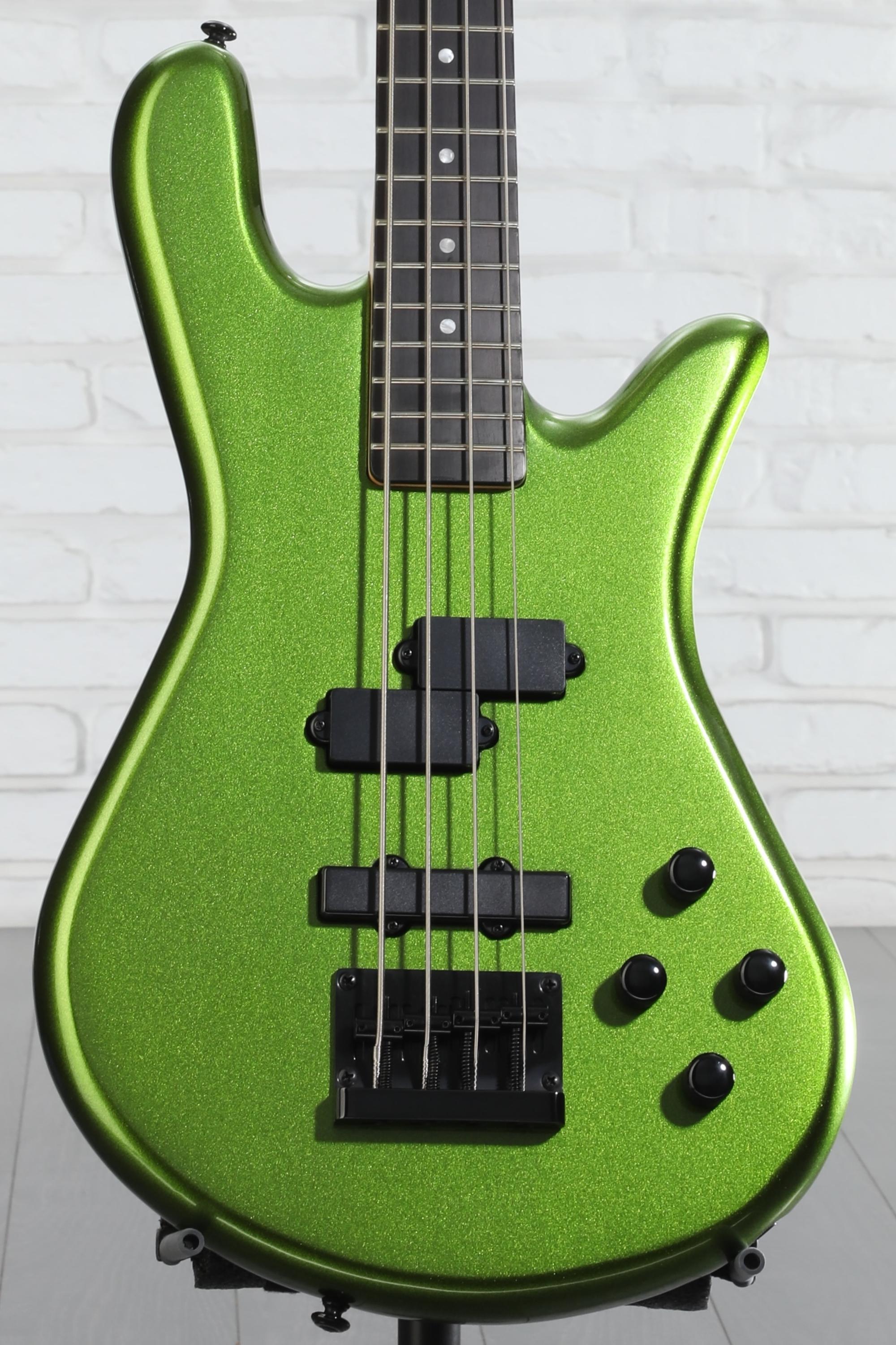 ベース Spector Performer 4 SPECIAL ACTIVE Spector Performer 4 Bass Guitar - Metallic Green | Sweetwater