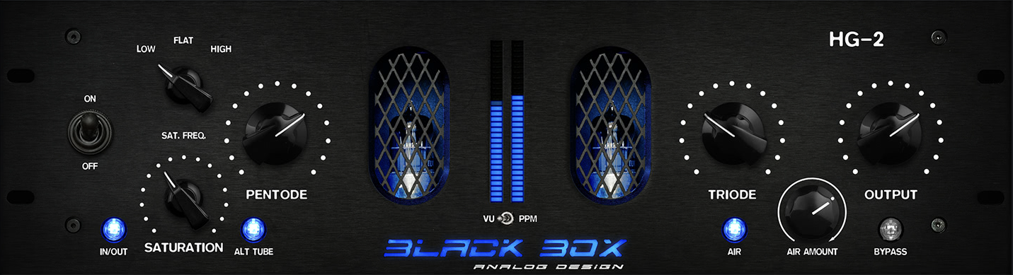 Brainworx Black Box Analog Design HG-2 Tube Saturation Plug-in