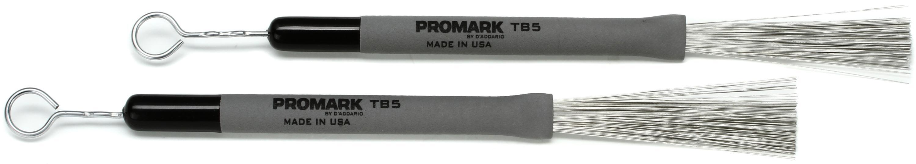 Promark TB5 General Telescopic Wire Brushes (pair) | Sweetwater