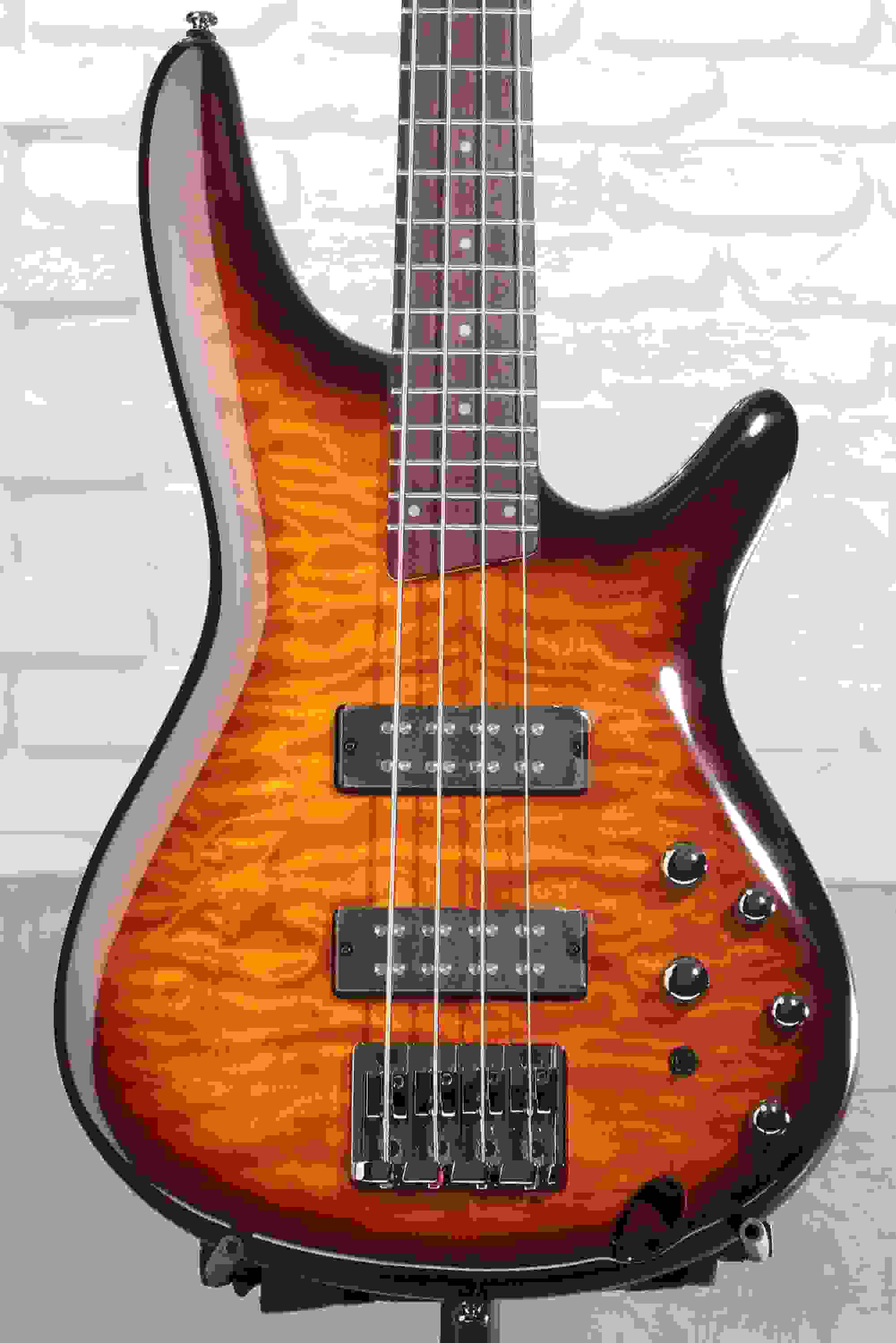 Ibanez Standard SR400EQM Bass Guitar - Dragon Eye Burst