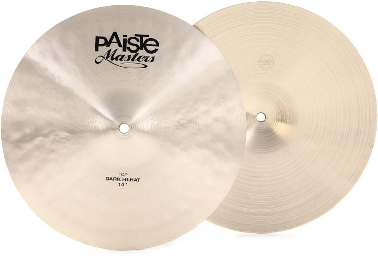 Paiste Masters Dark Hi-hat Cymbals - 14 inch | Sweetwater