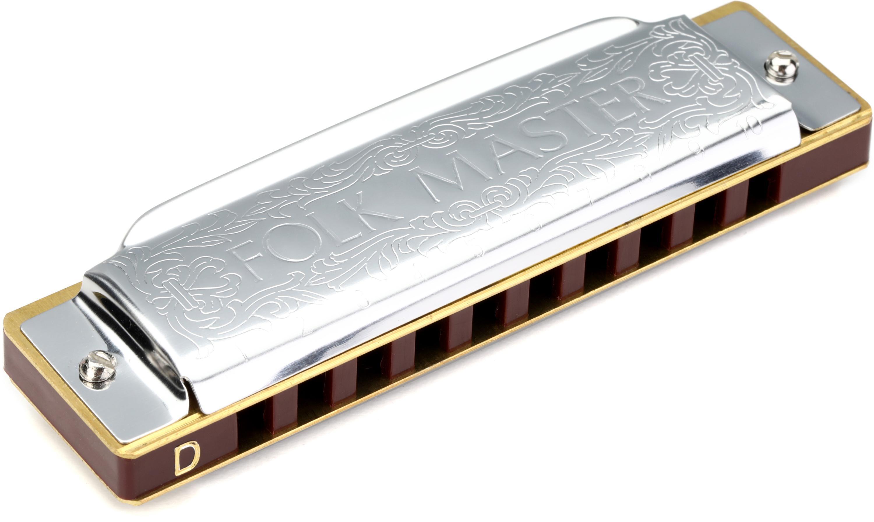 Suzuki Folkmaster 10-hole Diatonic Harmonica - E Major | Sweetwater