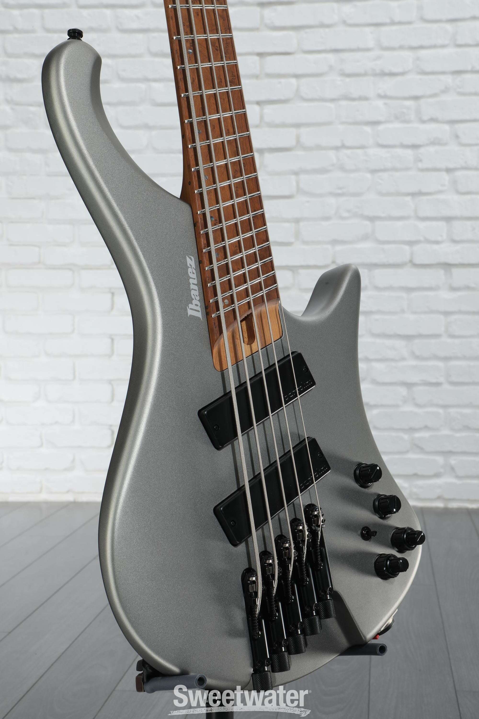 Ibanez Bass Workshop EHB1005SMS Bass Guitar - Metallic Gray