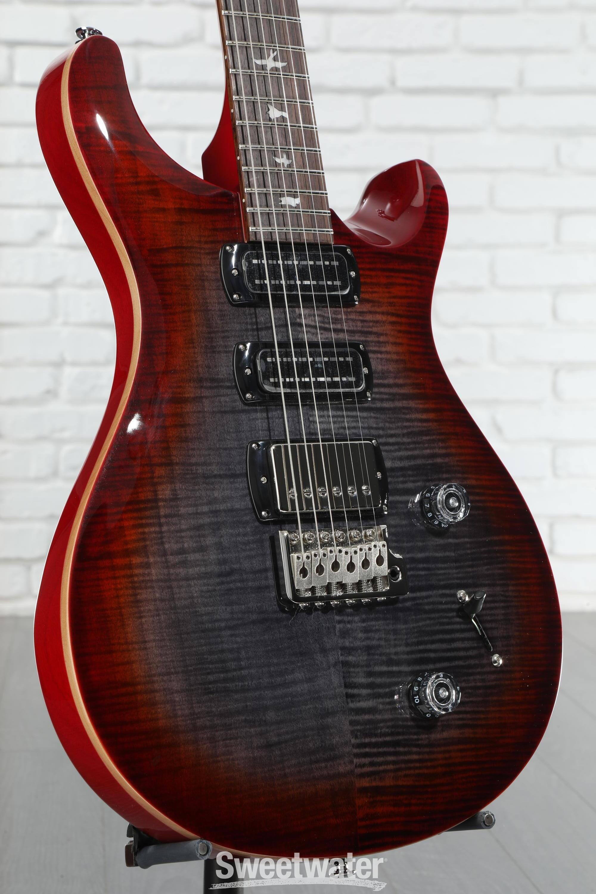 PRS SE Studio Electric Guitar - Charcoal Cherry Burst | Sweetwater