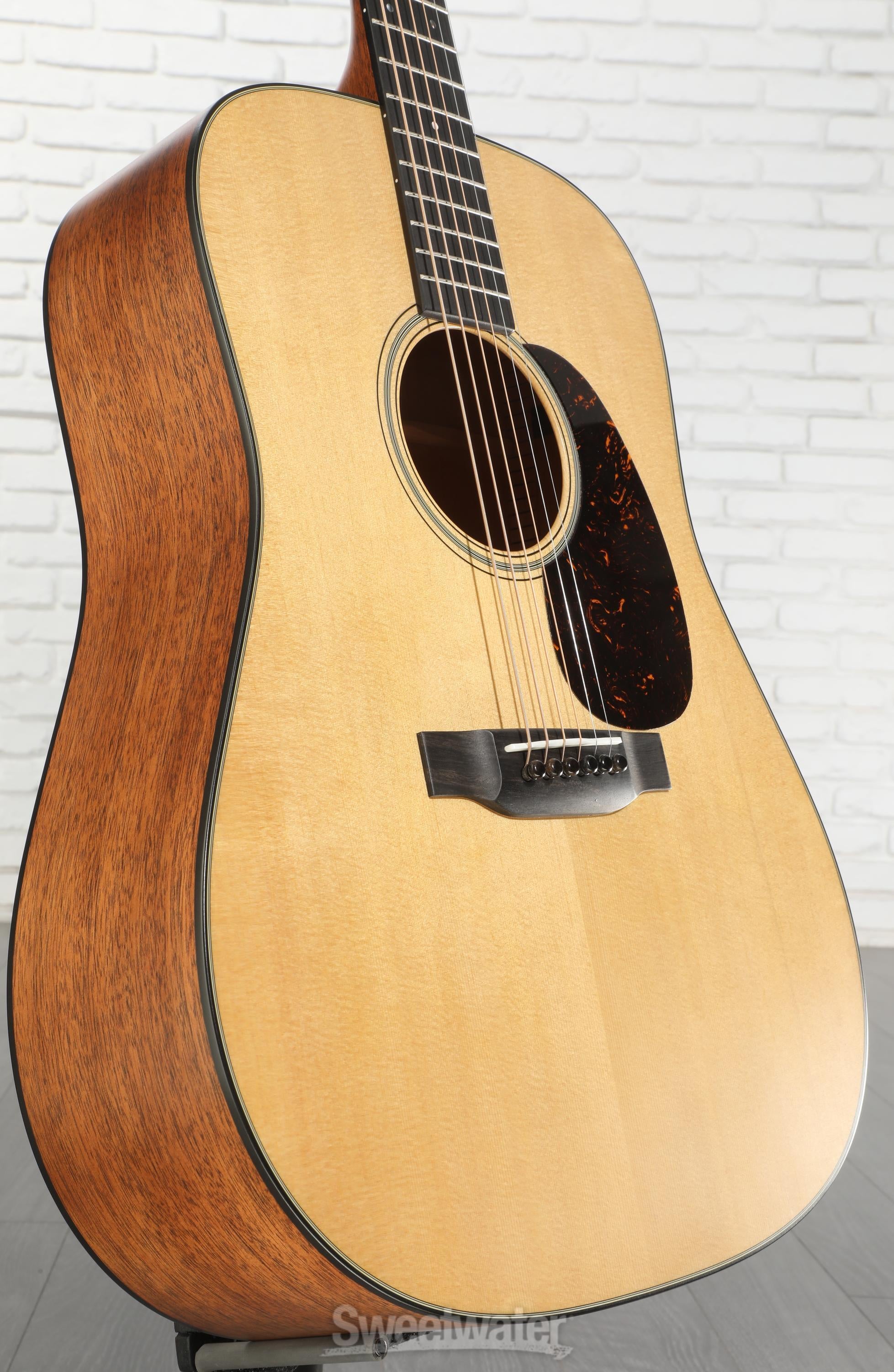 Martin D-18 Satin Standard Series Acoustic Guitar - Satin Natural
