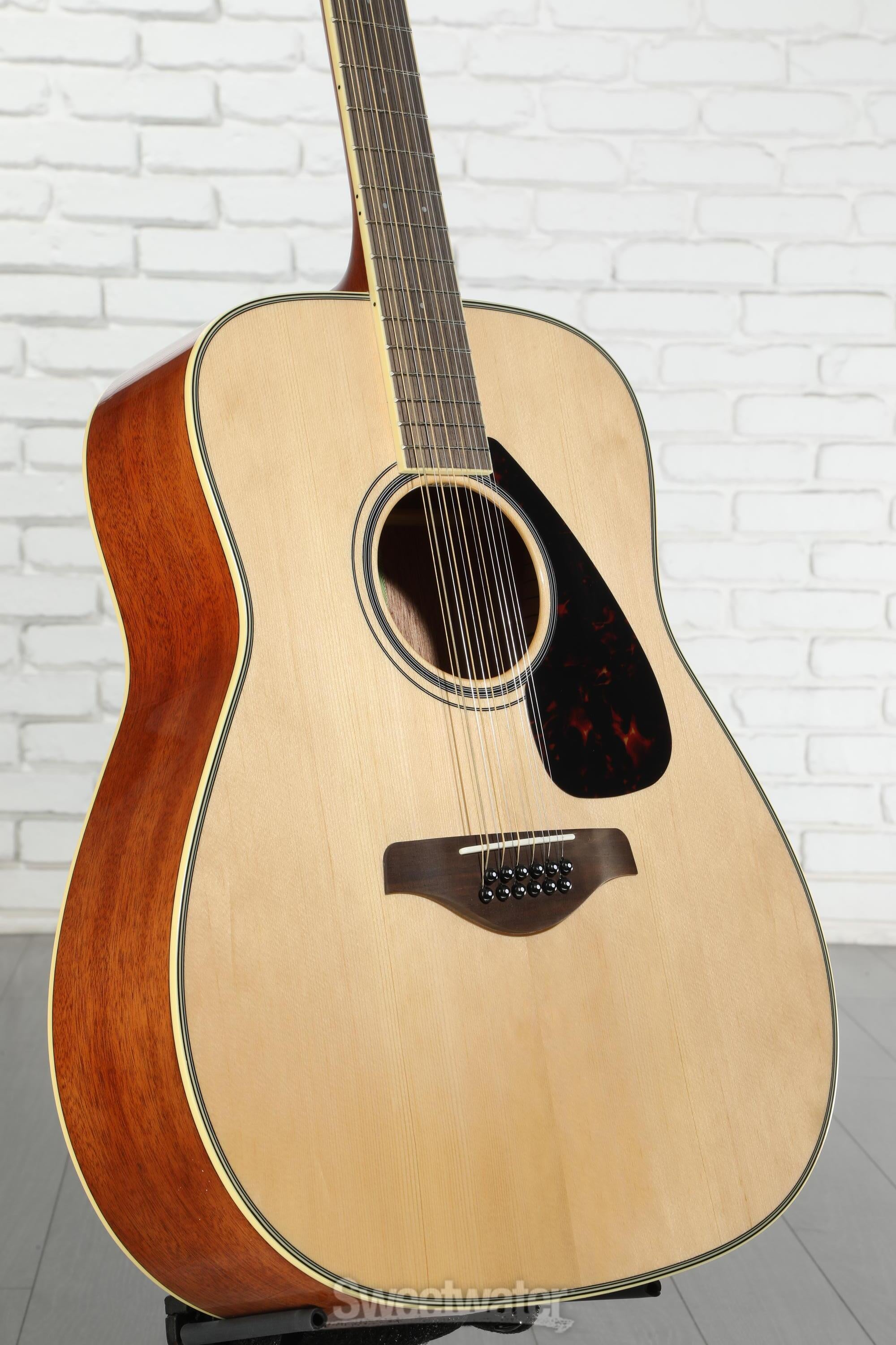 Yamaha FG820-12 12-string Acoustic Guitar - Natural | Sweetwater